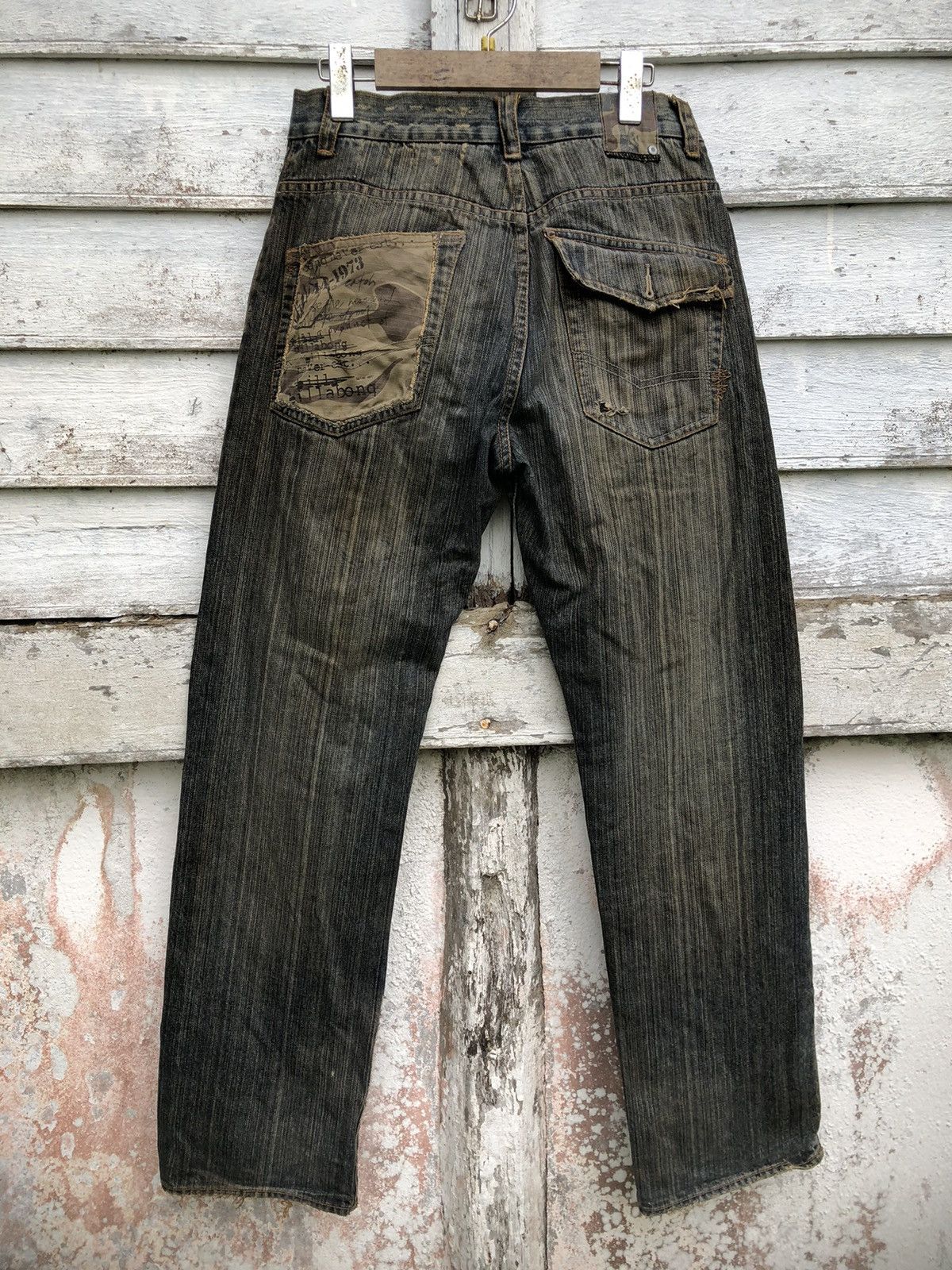 Billabong Billabong Distressed Flare Denim Rusty Bleach Size US 30 / EU 46 - 3 Thumbnail