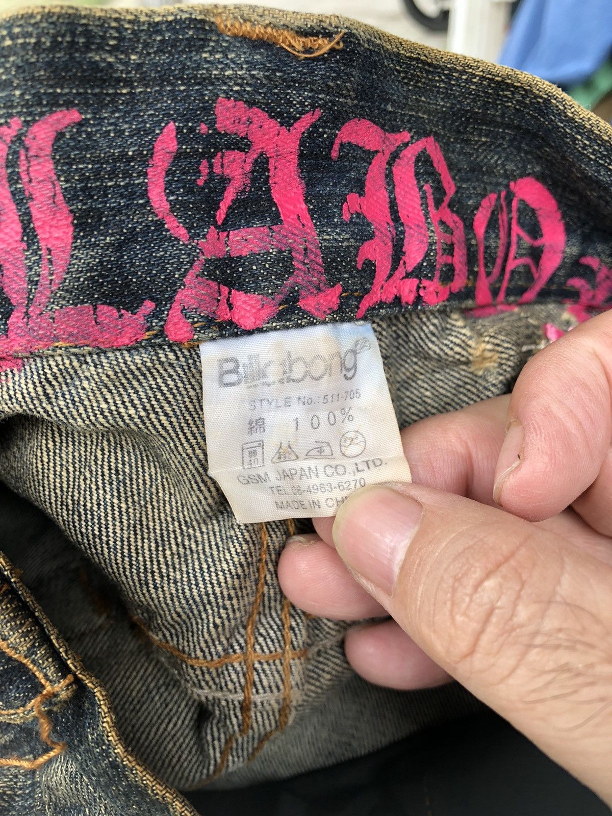 Billabong Billabong Distressed Flare Denim Rusty Bleach Size US 30 / EU 46 - 8 Thumbnail