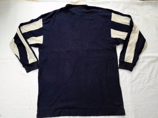 Tommy Hilfiger Vintage Tommy Hilfiger Polo Rugby Shirt Size US L / EU 52-54 / 3 - 3 Thumbnail