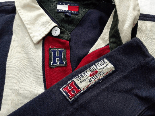 Tommy Hilfiger Vintage Tommy Hilfiger Polo Rugby Shirt Size US L / EU 52-54 / 3 - 5 Thumbnail