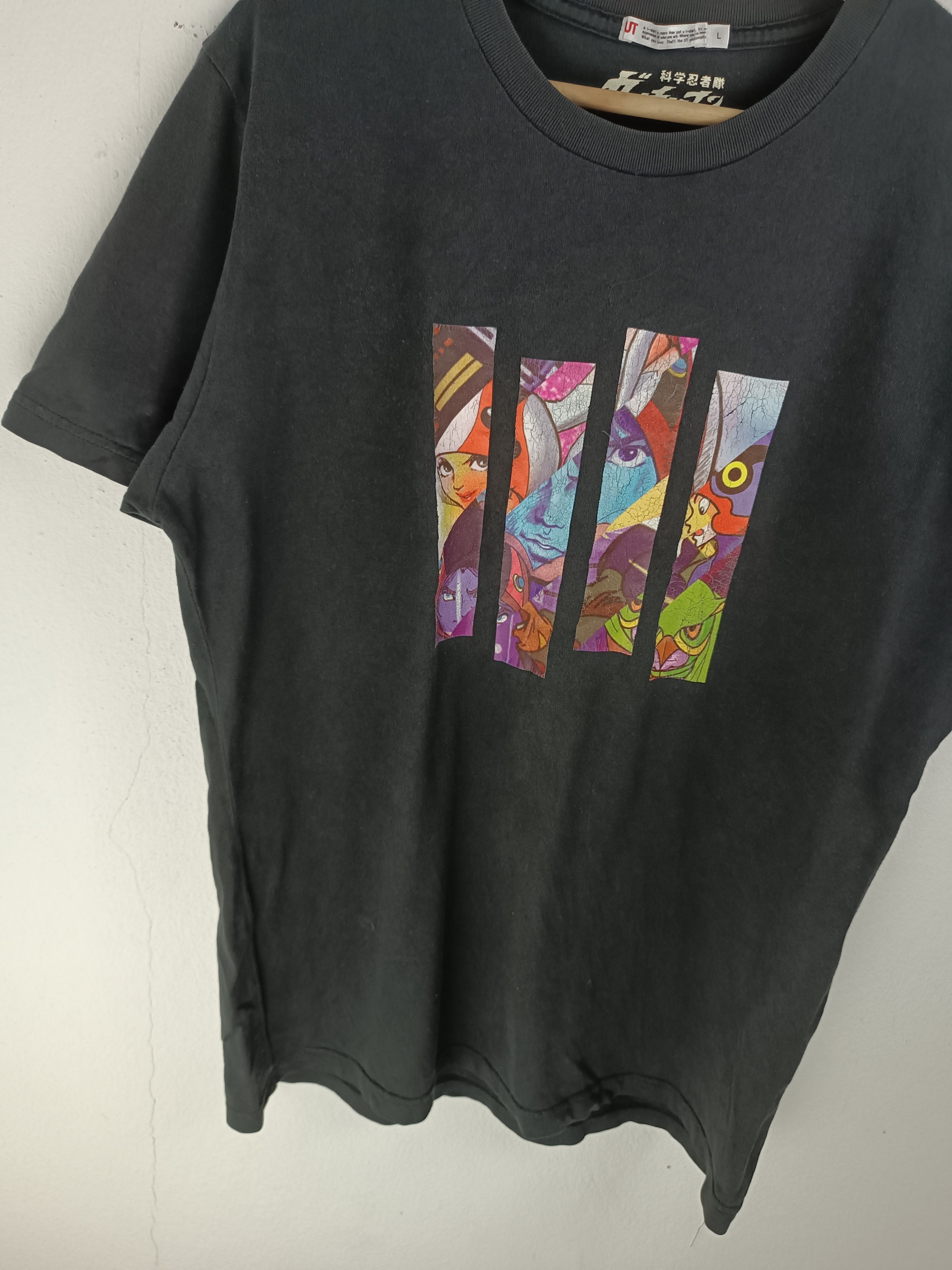 Anime VINTAGE Science Ninja Team Gatchaman TEE power rangers Size US L / EU 52-54 / 3 - 6 Thumbnail