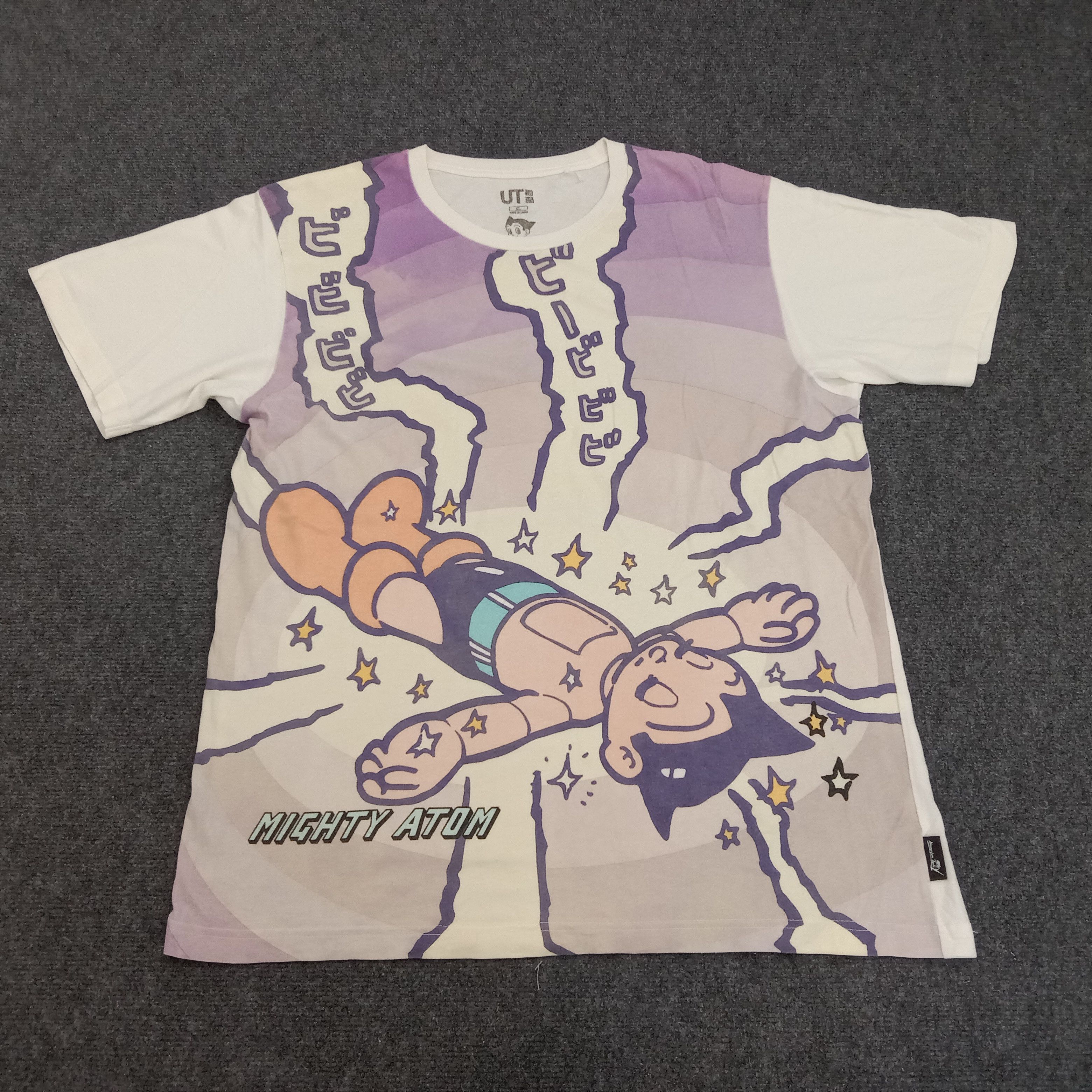 Cartoon Network Astro Boy Mighty Atom Over Print Design Tshirt Size US XL / EU 56 / 4 - 1 Thumbnail