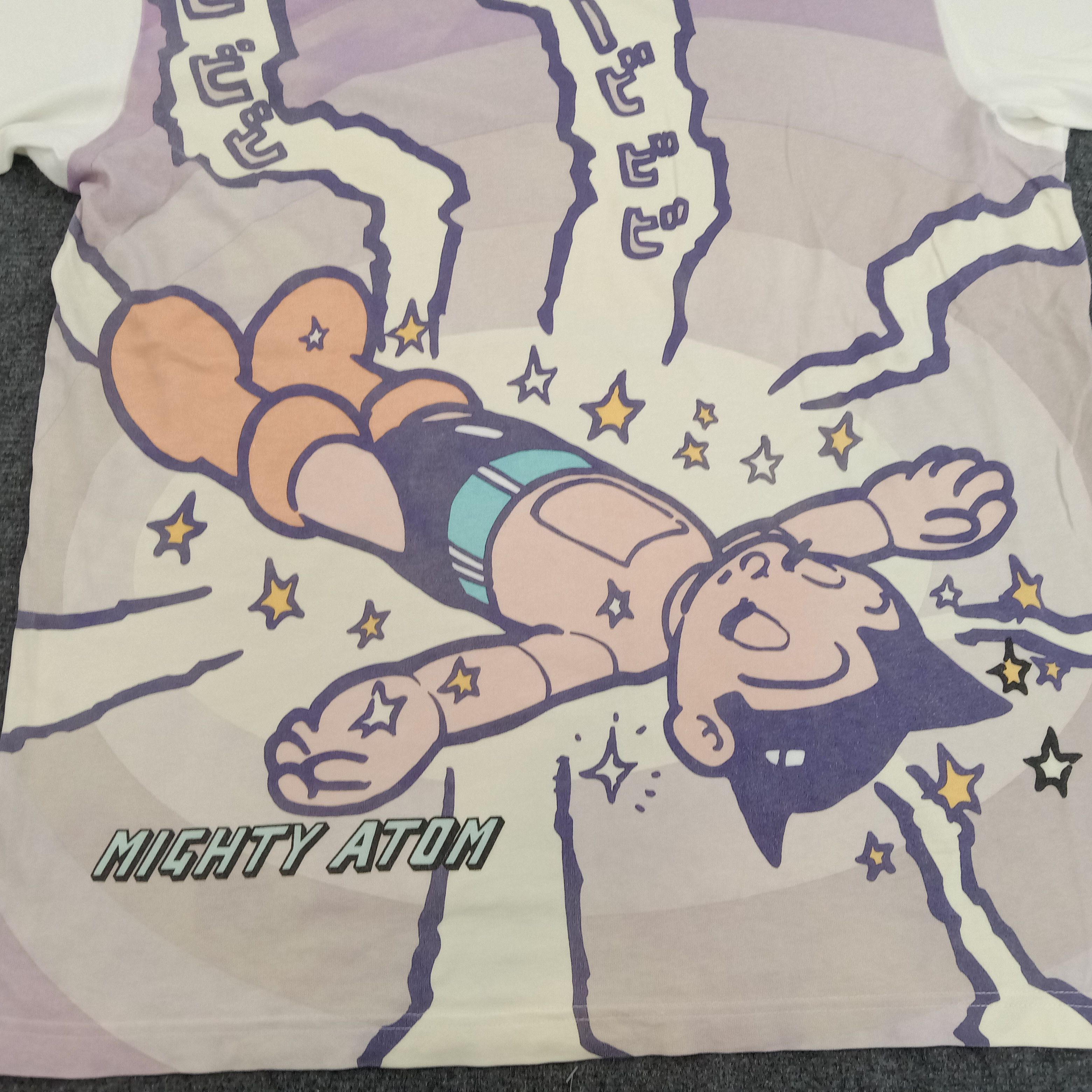 Cartoon Network Astro Boy Mighty Atom Over Print Design Tshirt Size US XL / EU 56 / 4 - 3 Thumbnail