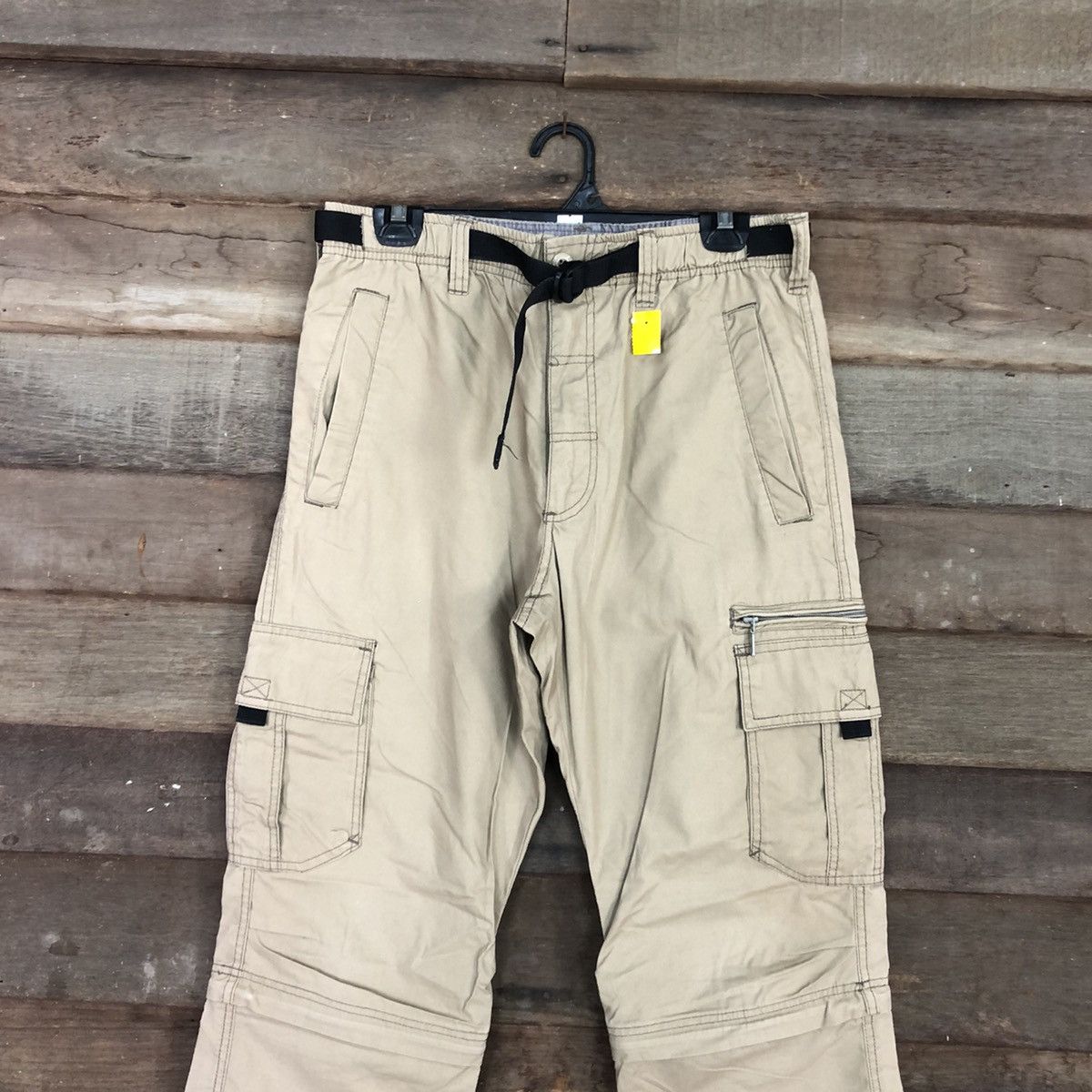 Japanese Brand Japan Brown Multipocket Tactical Cargo Pants #3775 Size US 30 / EU 46 - 2 Thumbnail