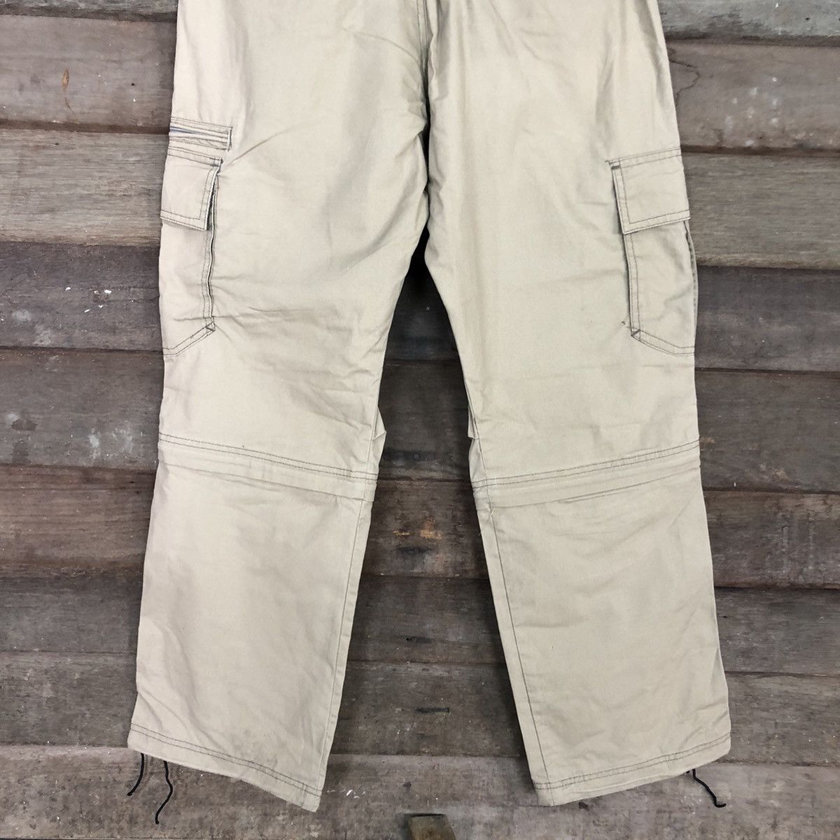 Japanese Brand Japan Brown Multipocket Tactical Cargo Pants #3775 Size US 30 / EU 46 - 11 Thumbnail
