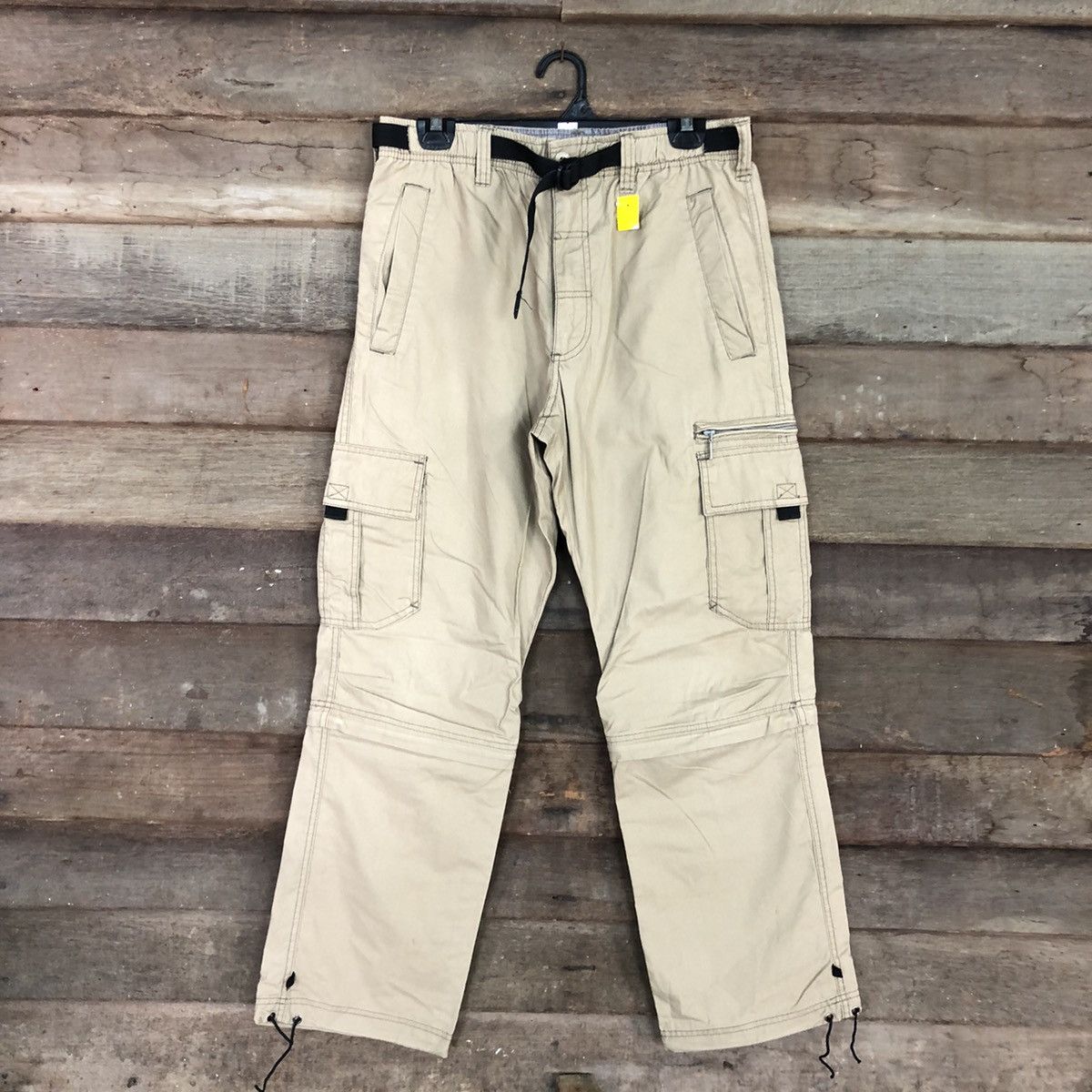 Japanese Brand Japan Brown Multipocket Tactical Cargo Pants #3775 Size US 30 / EU 46 - 1 Thumbnail