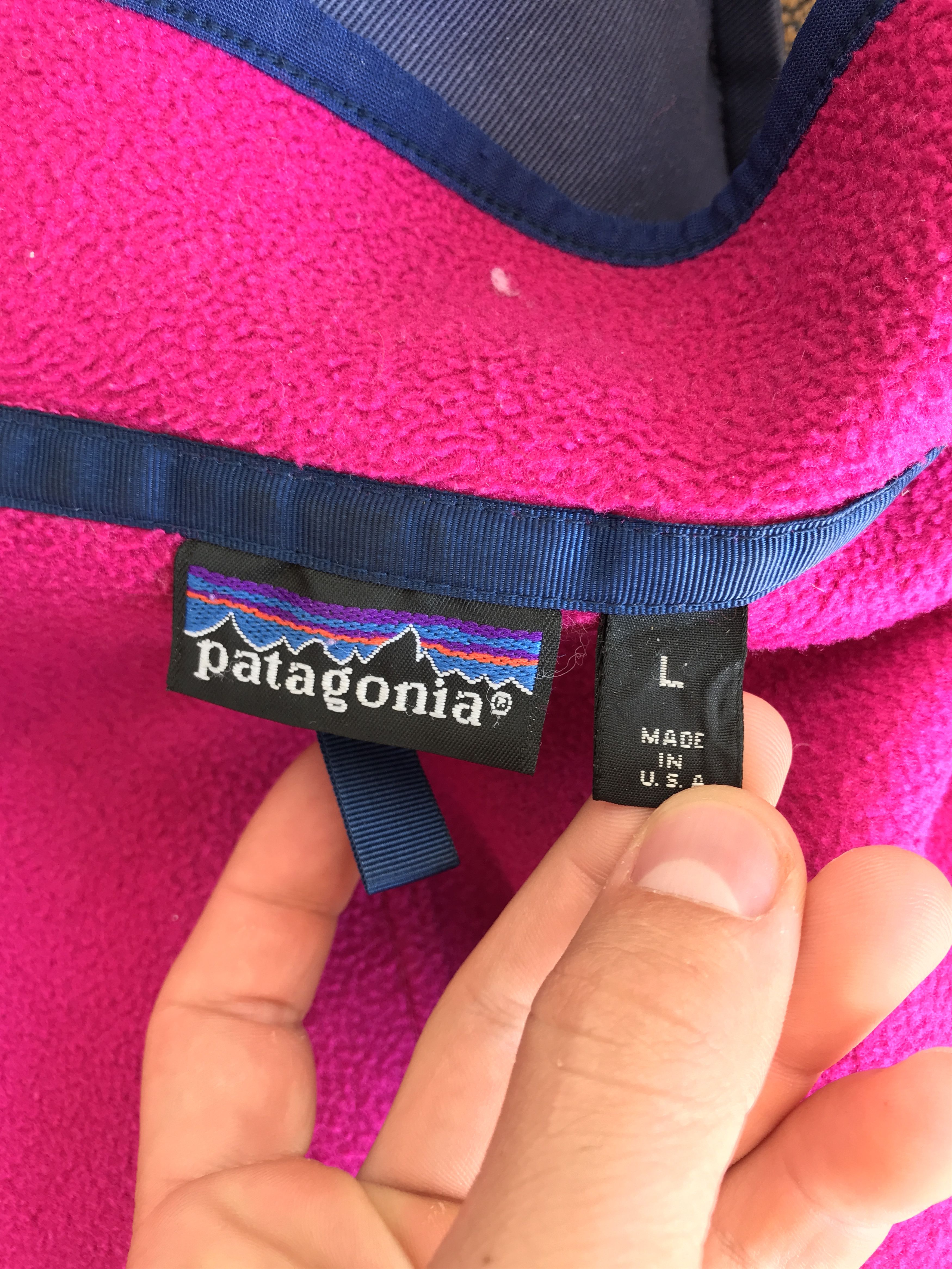 Patagonia Vintage Patagonia SYNCHILLA Snap T Fleece Sweater Size L Size US L / EU 52-54 / 3 - 10 Thumbnail
