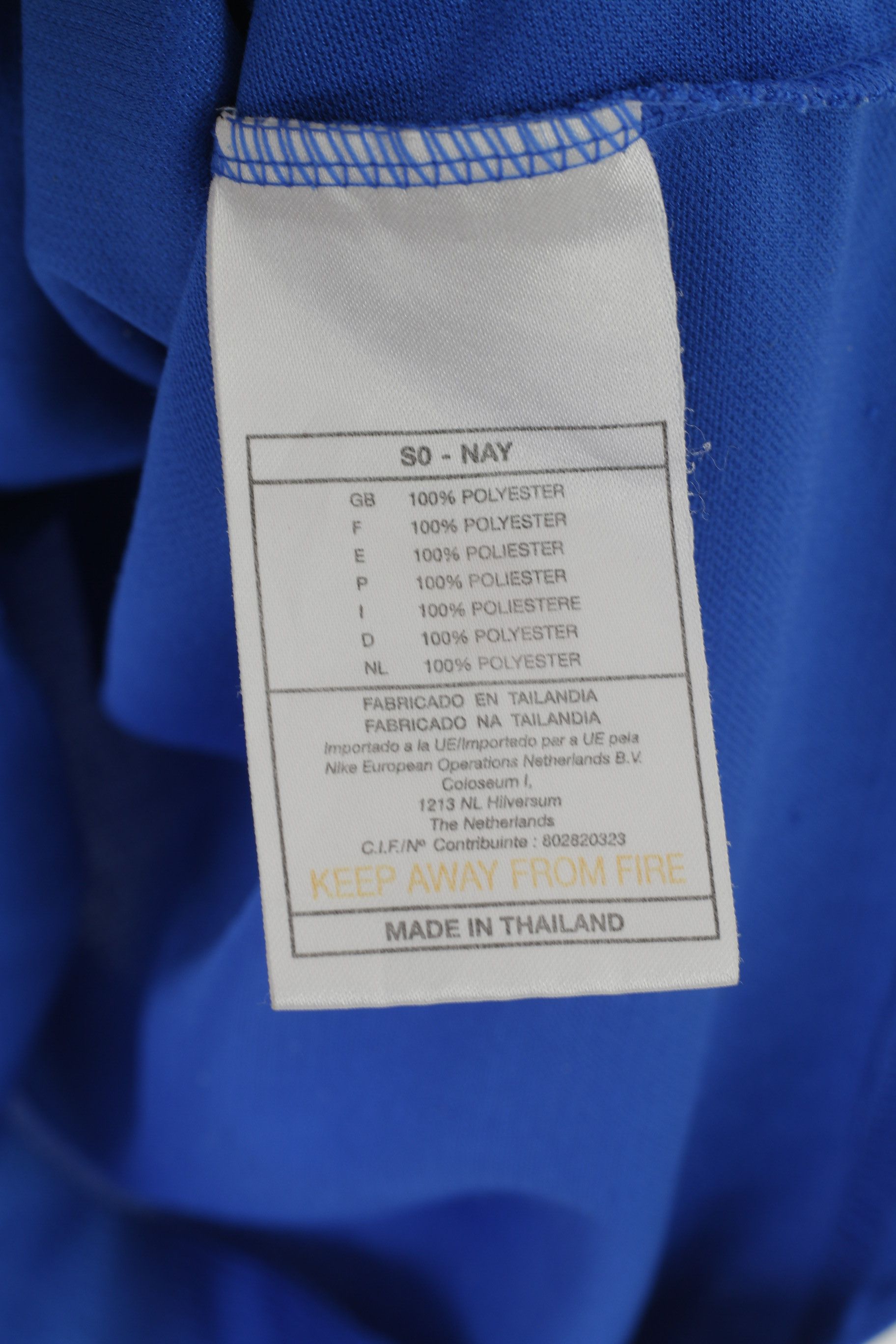 Nike × Vintage Nike Team Men S Polo Shirt Blue Shiny Vintage 8354 Size US S / EU 44-46 / 1 - 7 Thumbnail