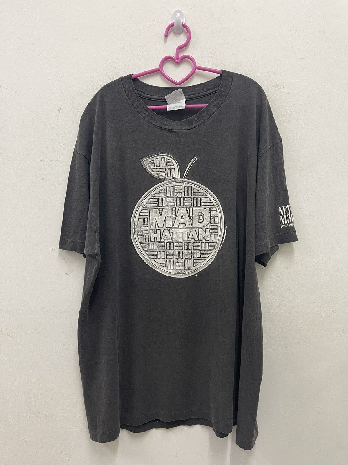 image of Rap Tees x Vintage Madhattan Feld Entertainment Tee in Black, Men's (Size XL)