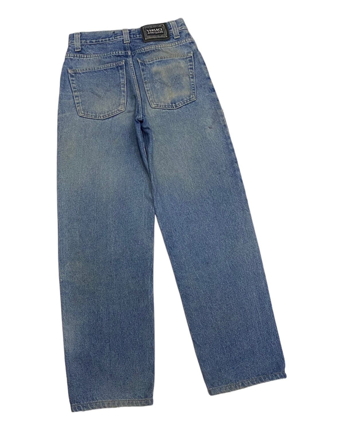 Versace VINTAGE VERSACE JEANS COUTURE BAGGY DENIM JEANS FIT Size US 27 - 6 Thumbnail