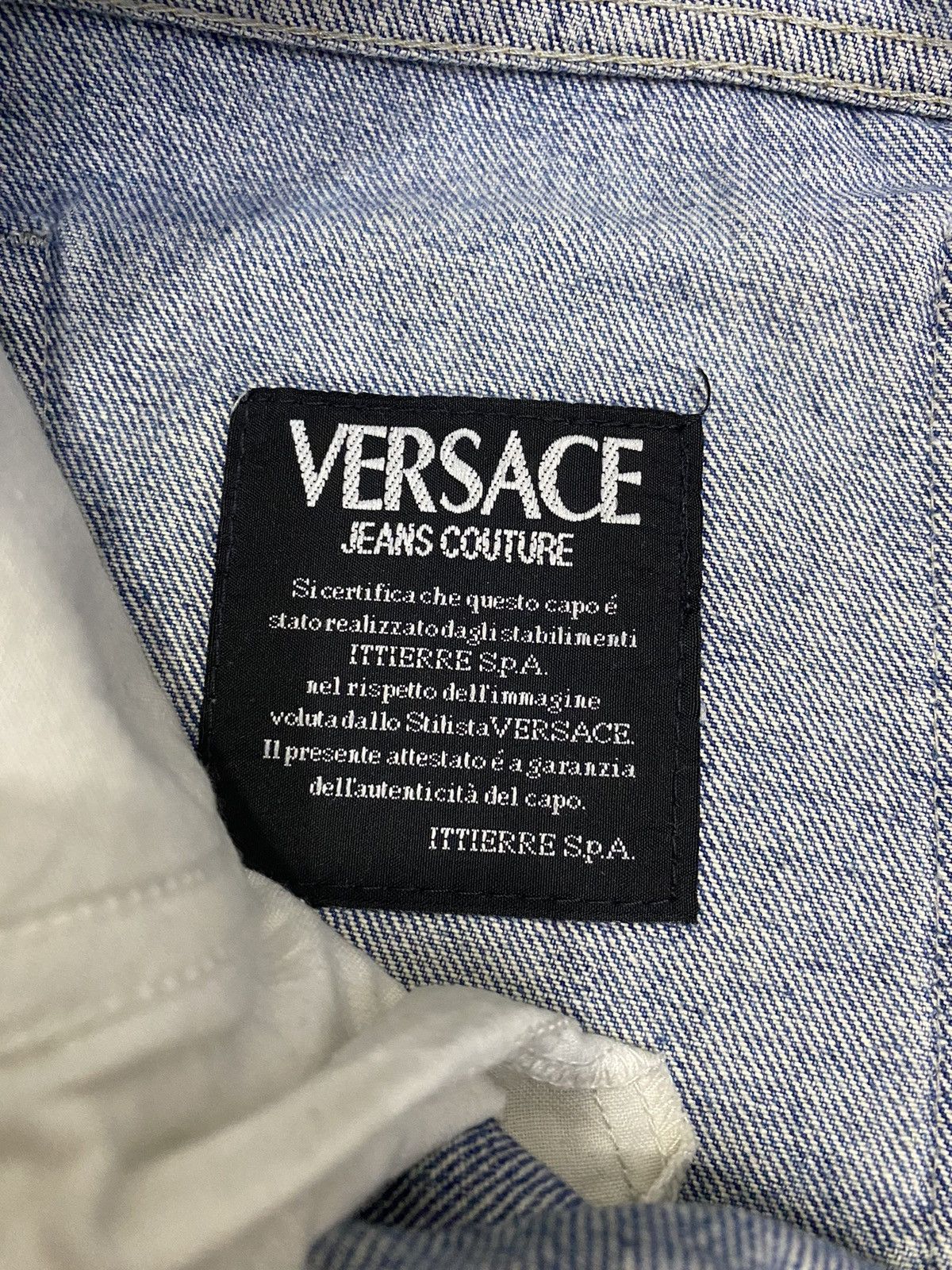 Versace VINTAGE VERSACE JEANS COUTURE BAGGY DENIM JEANS FIT Size US 27 - 9 Thumbnail
