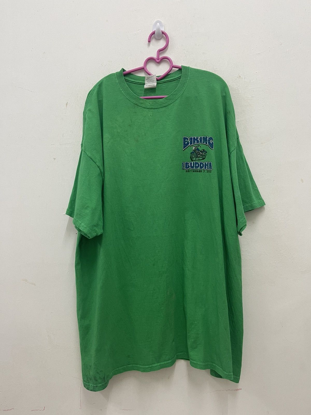 Sports Specialties Rare Vintage BIKING FOR BUDDHA Ride Racing Tee Size US XXL / EU 58 / 5 - 3 Thumbnail
