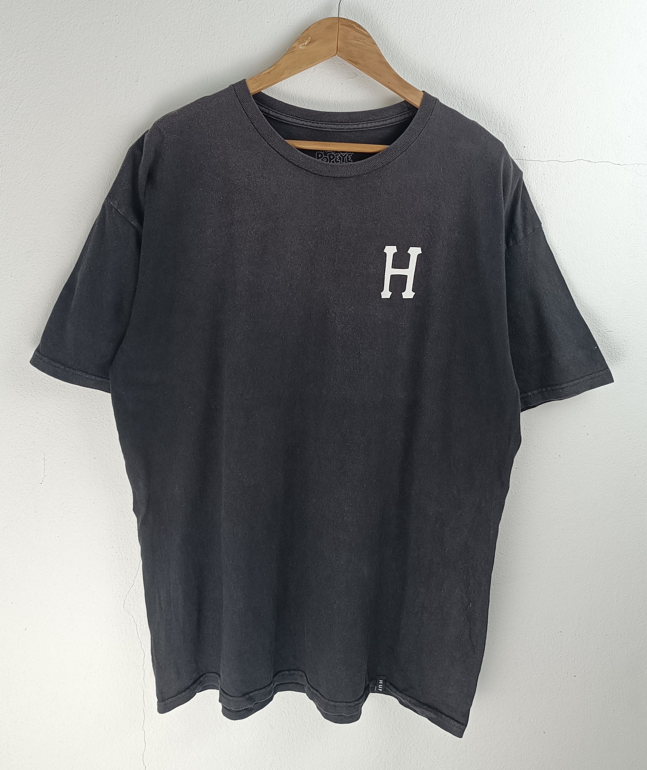 Huf VINTAGE FADED HUF X POPEYE VERY RARE COLLAB TEE Size US XL / EU 56 / 4 - 3 Thumbnail