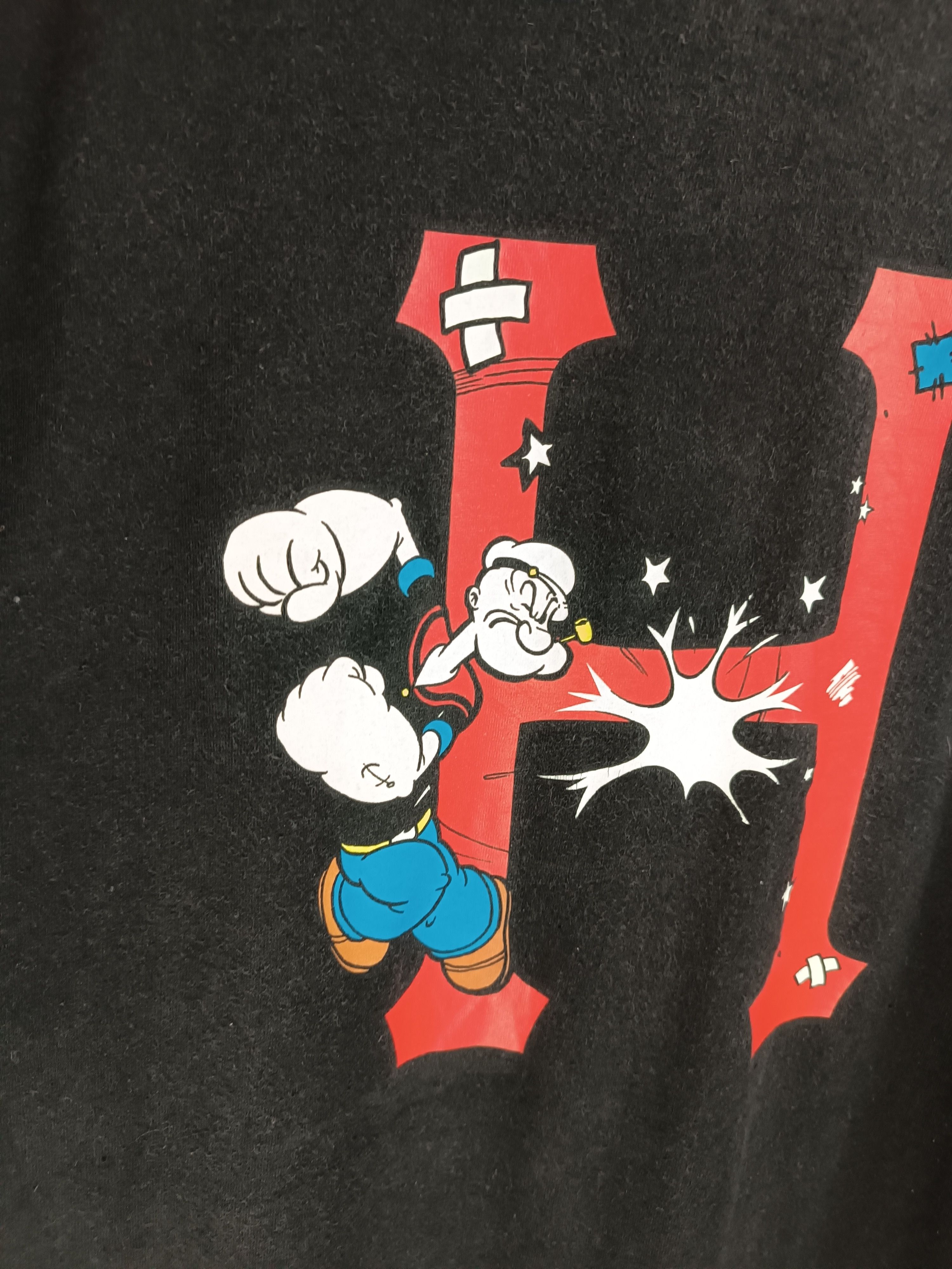 Huf VINTAGE FADED HUF X POPEYE VERY RARE COLLAB TEE Size US XL / EU 56 / 4 - 15 Thumbnail