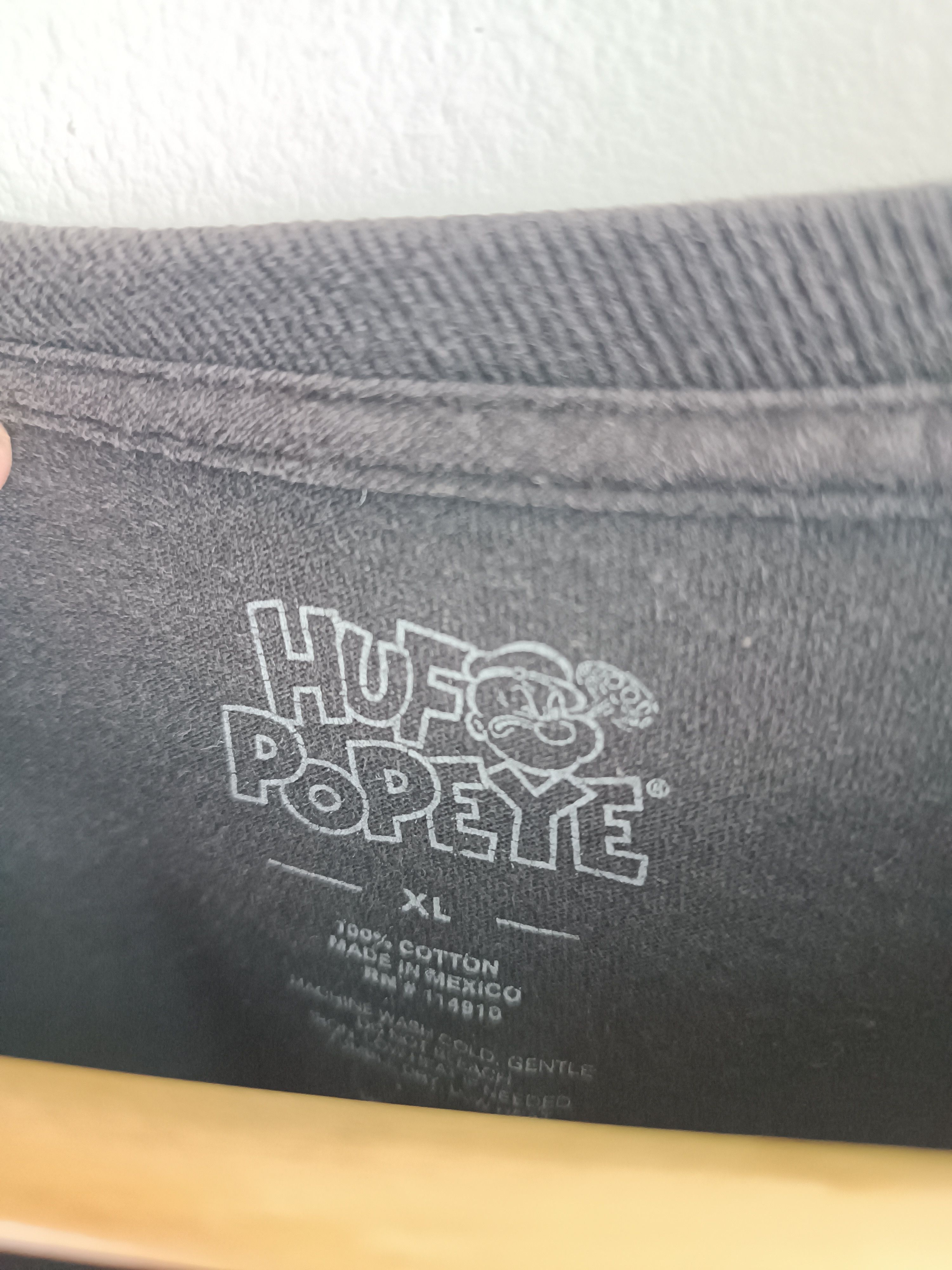 Huf VINTAGE FADED HUF X POPEYE VERY RARE COLLAB TEE Size US XL / EU 56 / 4 - 6 Thumbnail