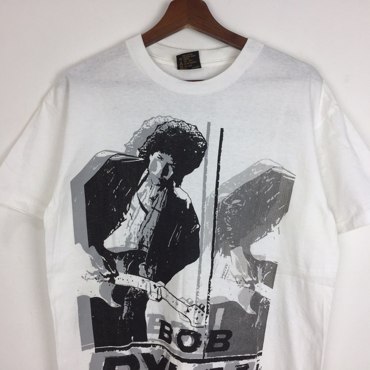 Band Tees Vtg Bob Dylan Japan Tour 1994 Tee©️1992 Brockum Size US L / EU 52-54 / 3 - 2 Thumbnail