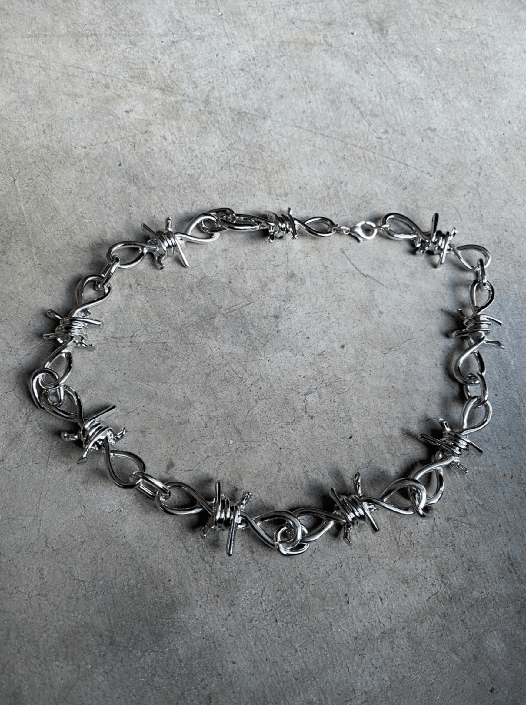 Other Barbed Wire Silver Necklace Size ONE SIZE - 1 Thumbnail