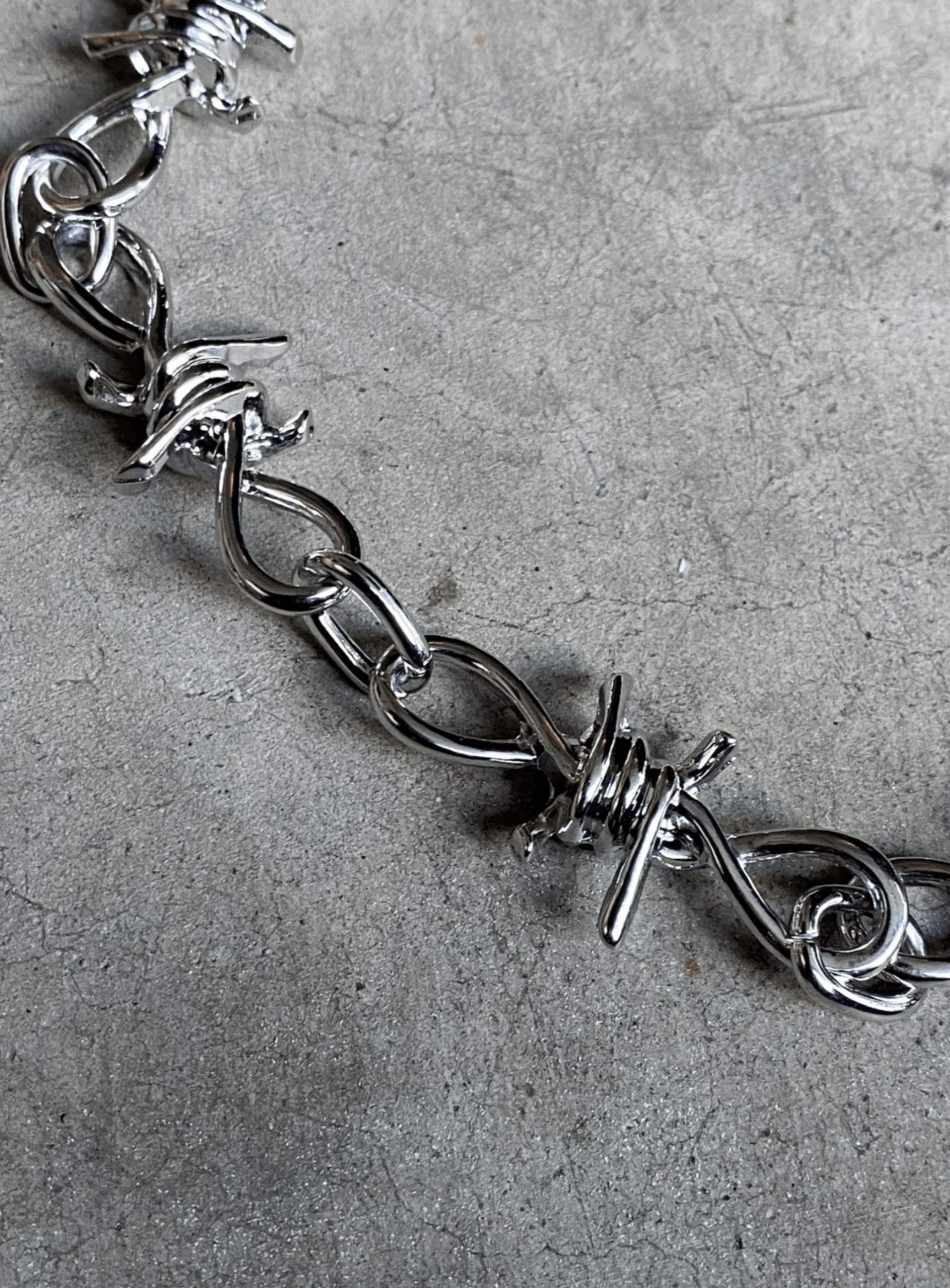 Other Barbed Wire Silver Necklace Size ONE SIZE - 2 Thumbnail