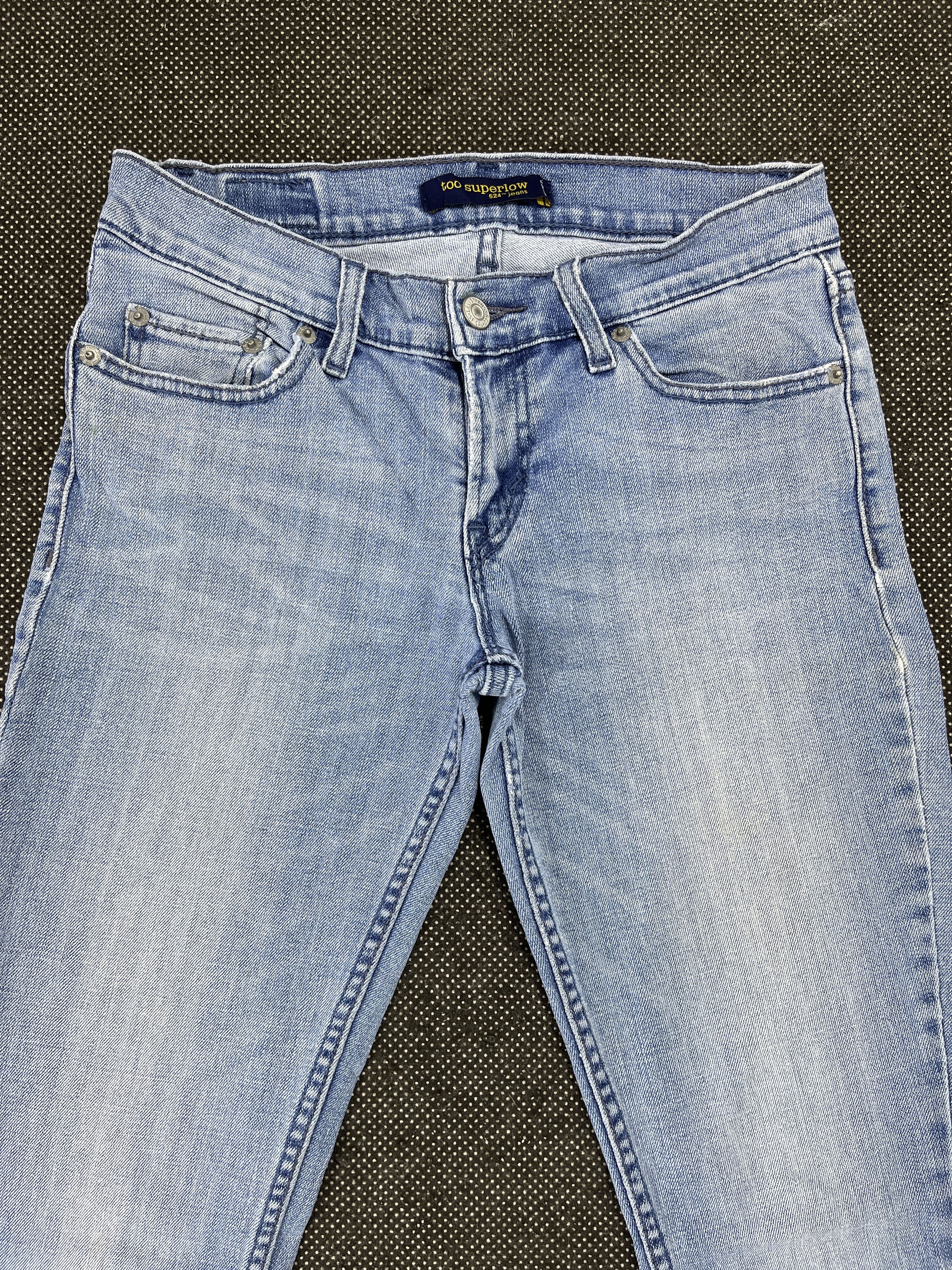 Levi's Vintage Levis 524 Low Flare Jeans JP074 Size 28" / US 6 / IT 42 - 3 Thumbnail