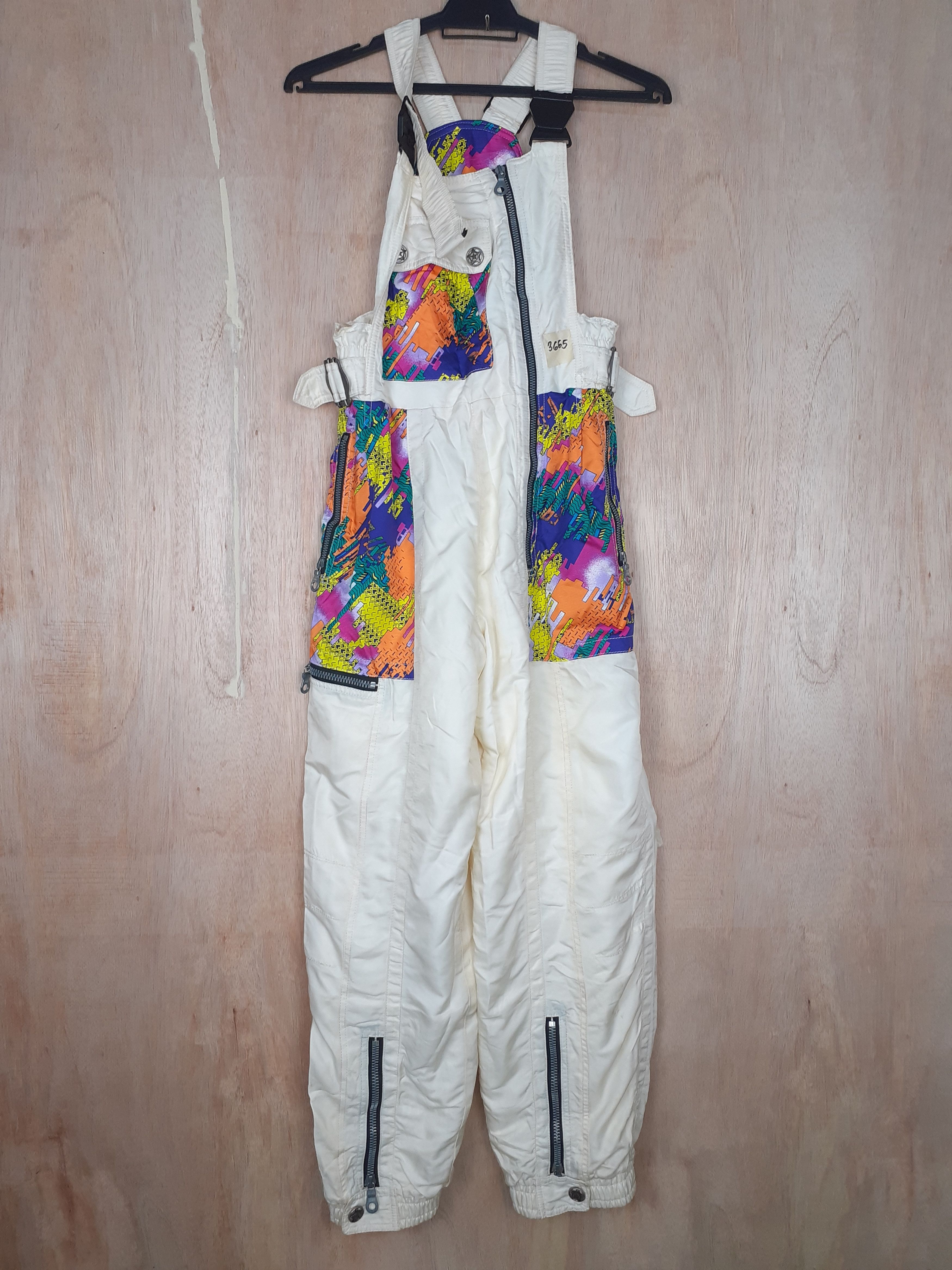 Asics Asics Competition overall ski cream vintage #3665 Size US 29 - 1 Thumbnail
