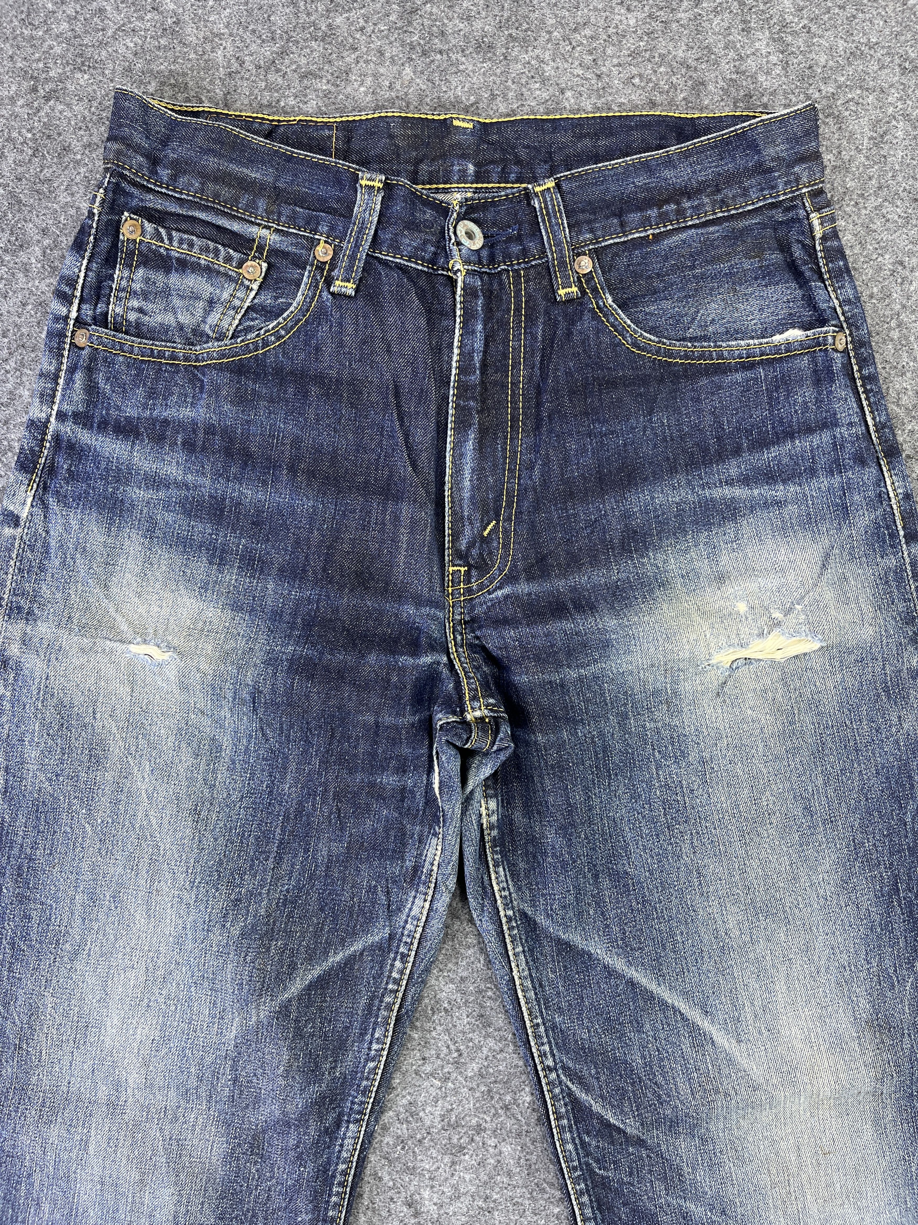 Levi's Vintage Levis 502 Distressed Jeans - J829 Size US 30 / EU 46 - 2 Thumbnail