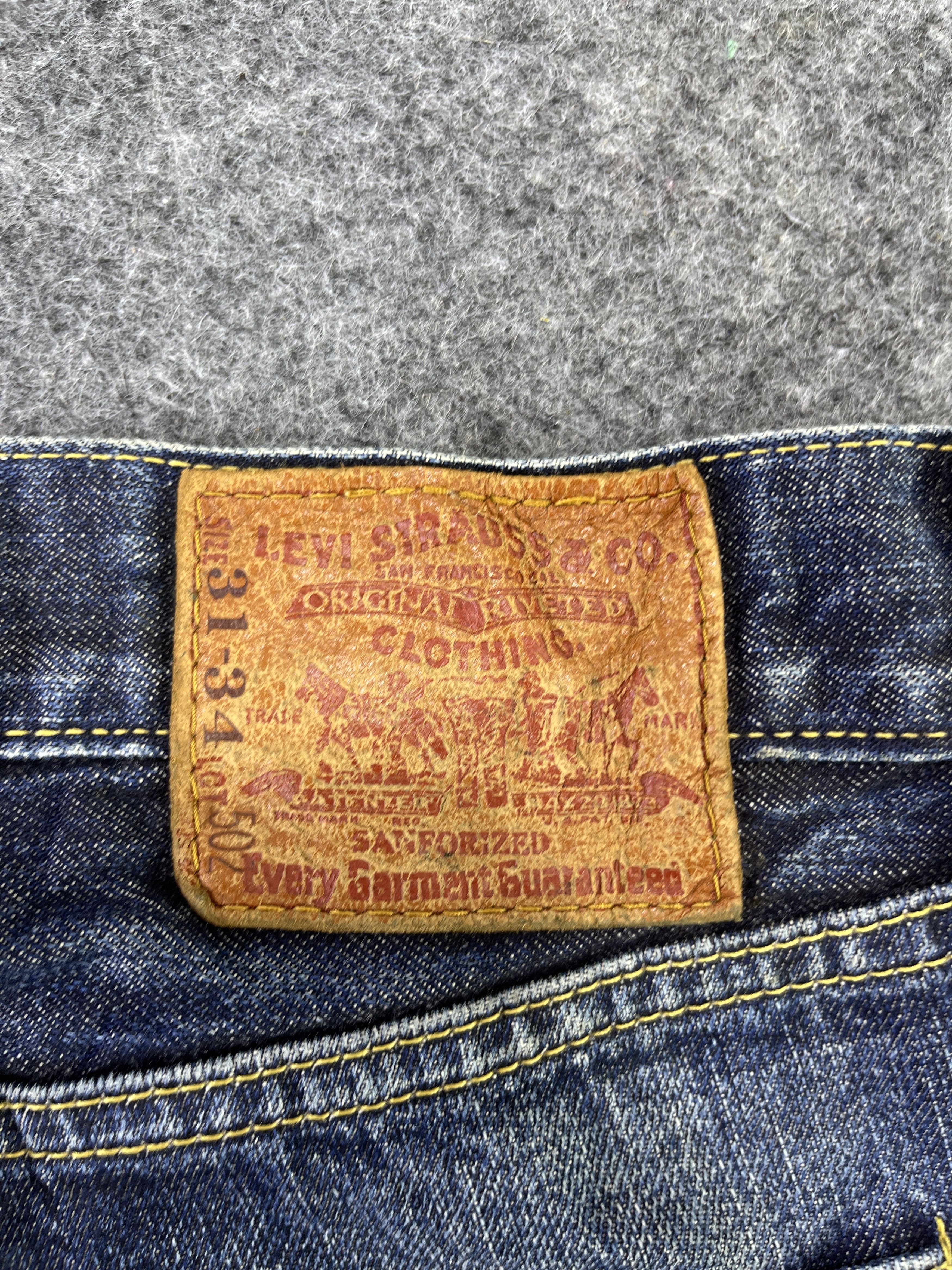 Levi's Vintage Levis 502 Distressed Jeans - J829 Size US 30 / EU 46 - 12 Thumbnail