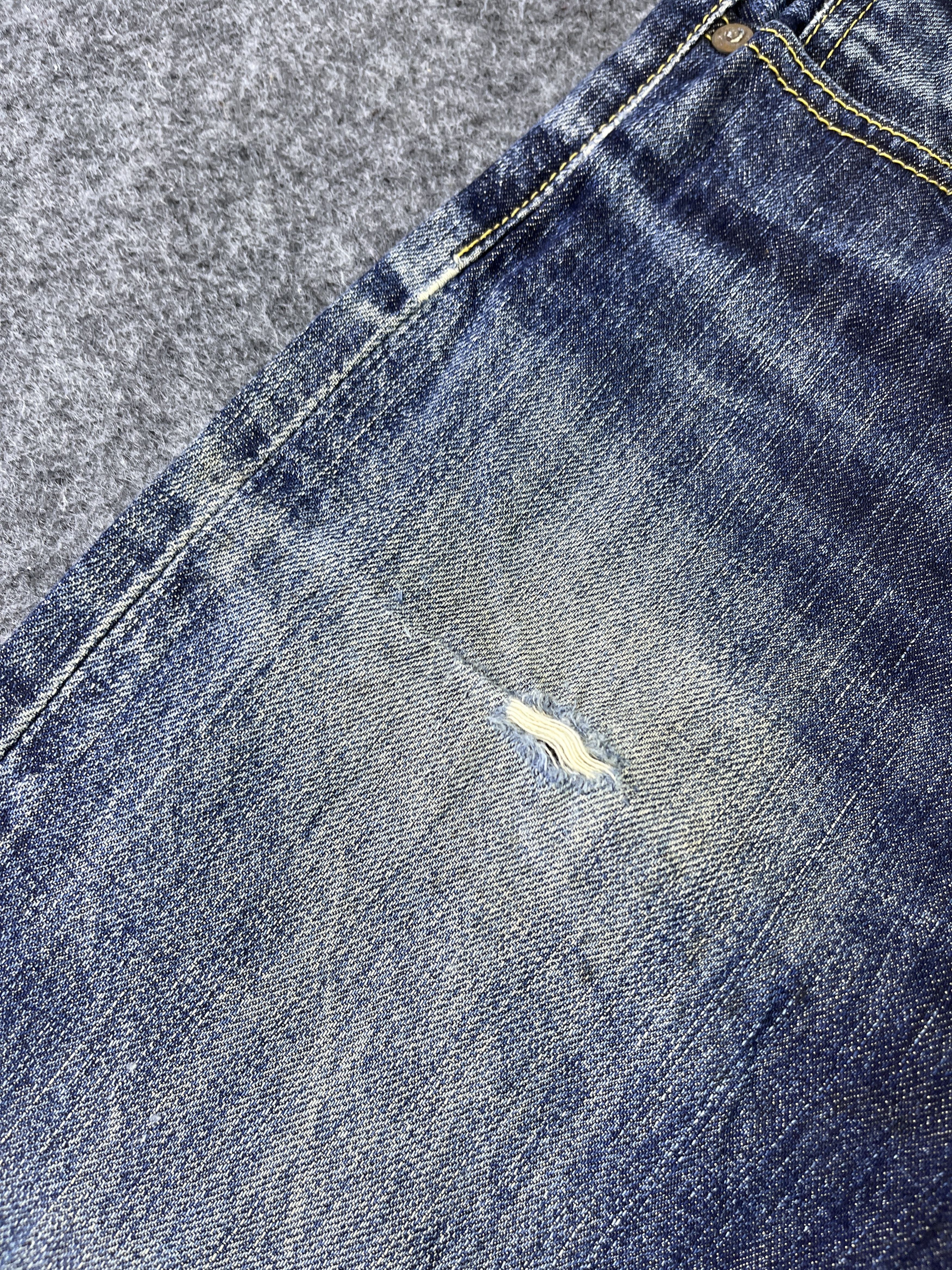 Levi's Vintage Levis 502 Distressed Jeans - J829 Size US 30 / EU 46 - 9 Thumbnail
