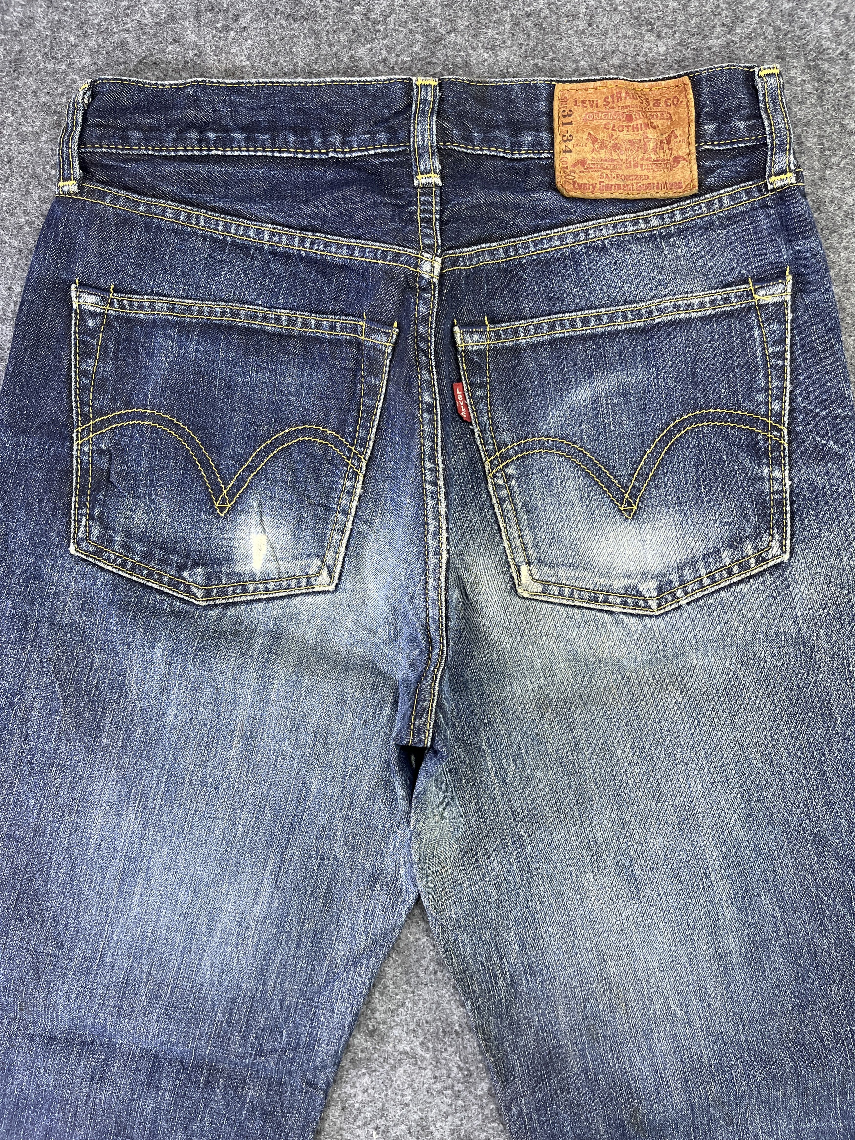 Levi's Vintage Levis 502 Distressed Jeans - J829 Size US 30 / EU 46 - 4 Thumbnail