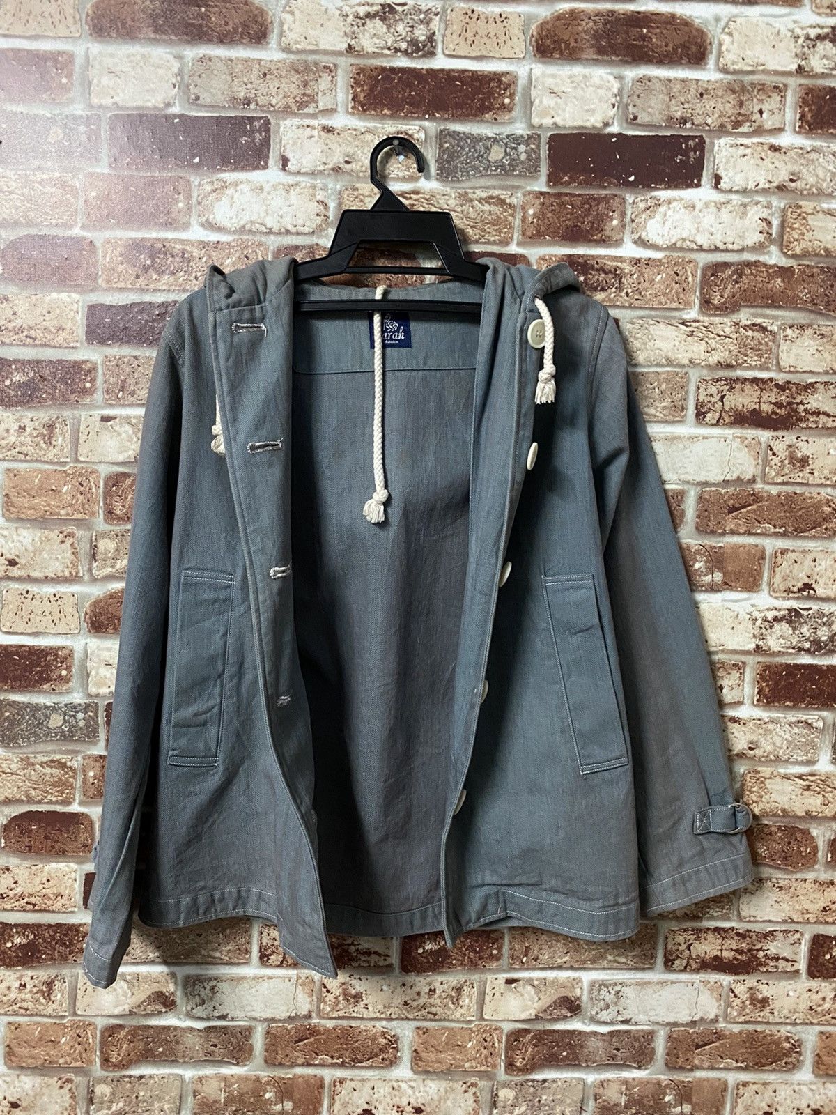 Japanese Brand SARAH CHORE JACKET/HODDIES Size US M / EU 48-50 / 2 - 2 Thumbnail