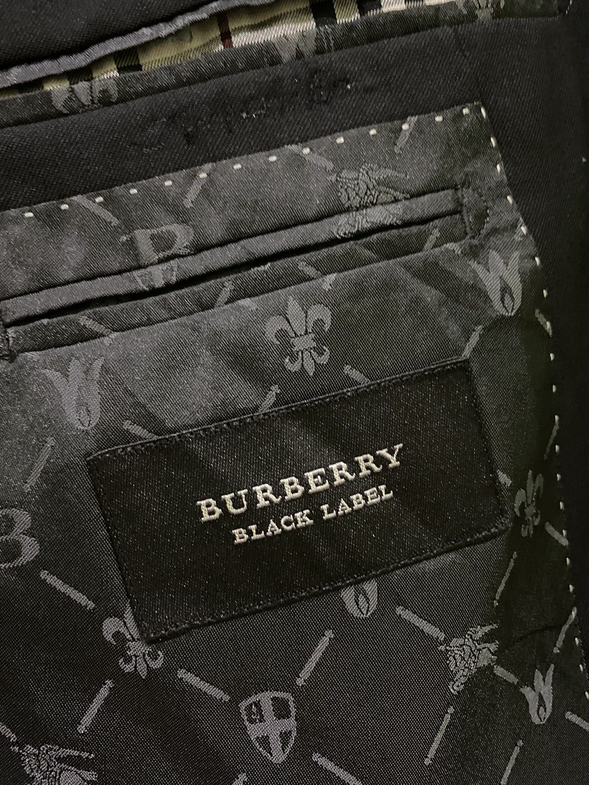 Burberry GK103 BURBERRY BLACK LABEL FORMAL BLAZER Size 40R - 13 Thumbnail