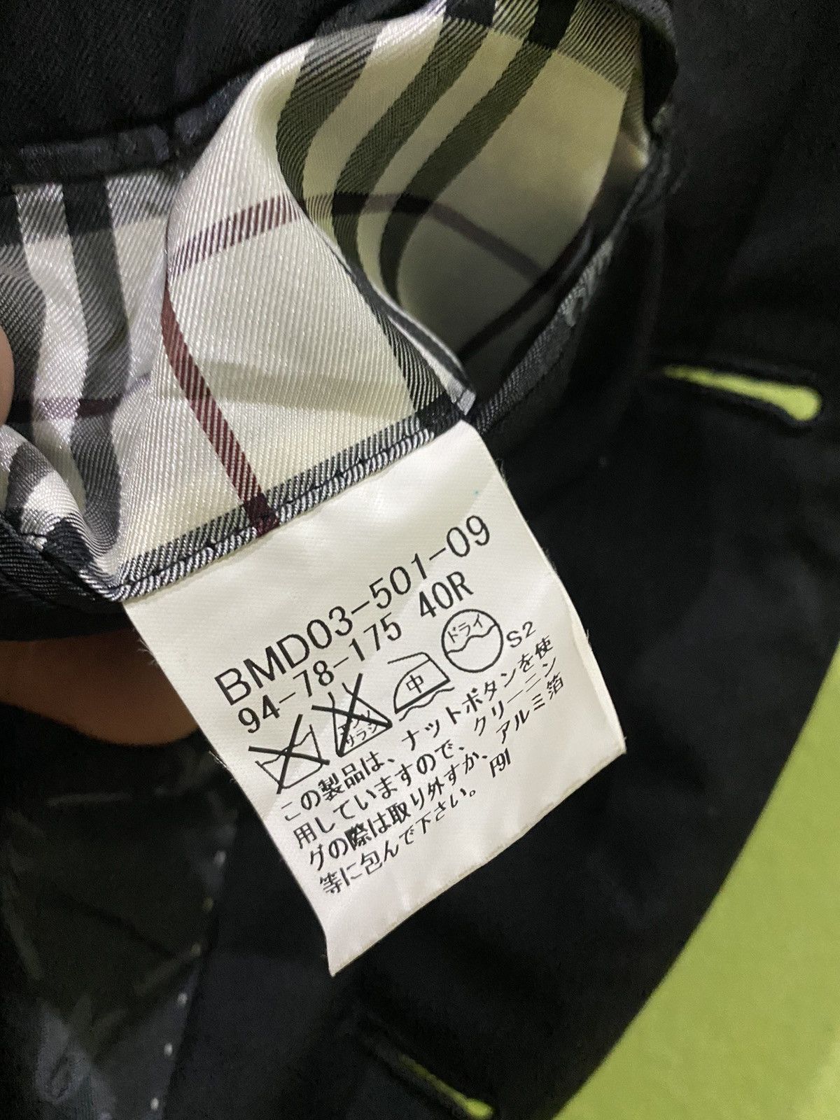 Burberry GK103 BURBERRY BLACK LABEL FORMAL BLAZER Size 40R - 14 Thumbnail