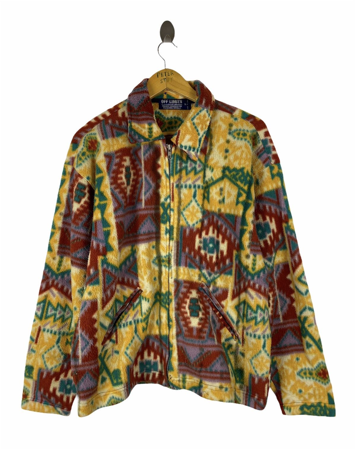 Japanese Brand Nice Design Off Limits Fleece Sweater Size US L / EU 52-54 / 3 - 1 Thumbnail