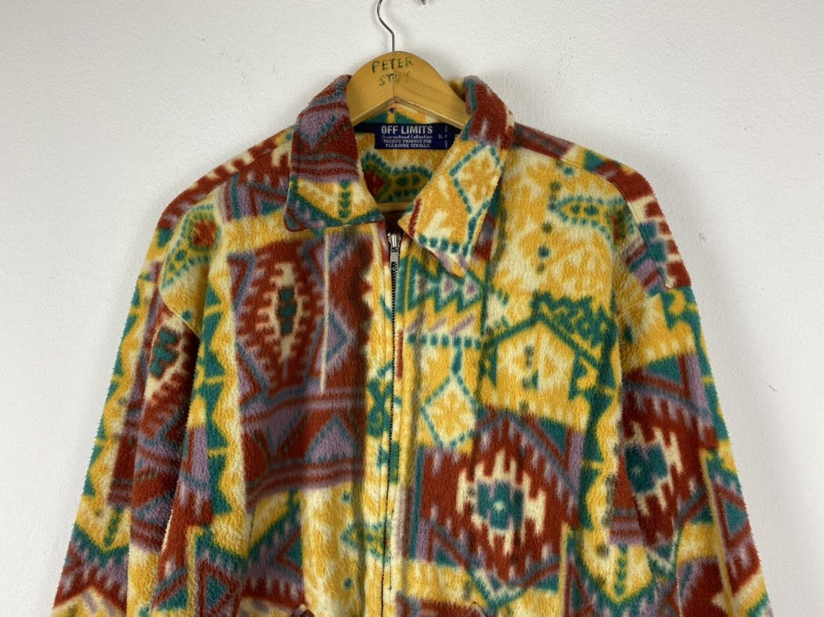 Japanese Brand Nice Design Off Limits Fleece Sweater Size US L / EU 52-54 / 3 - 3 Thumbnail