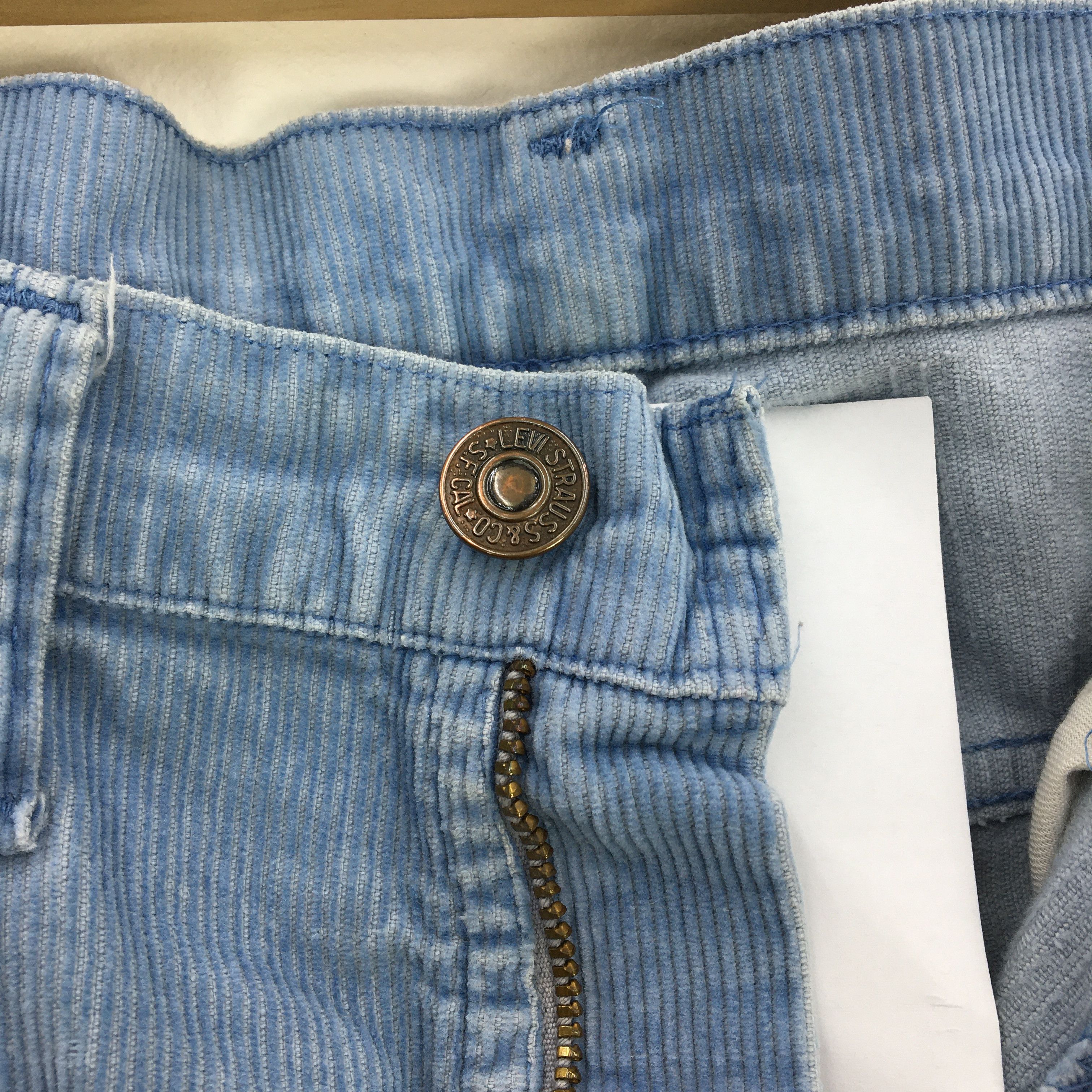 Levi's 70s Levis Corduroy Bootcut Jeans Levis Flare Wide Leg Denim Size 28" / US 6 / IT 42 - 13 Thumbnail