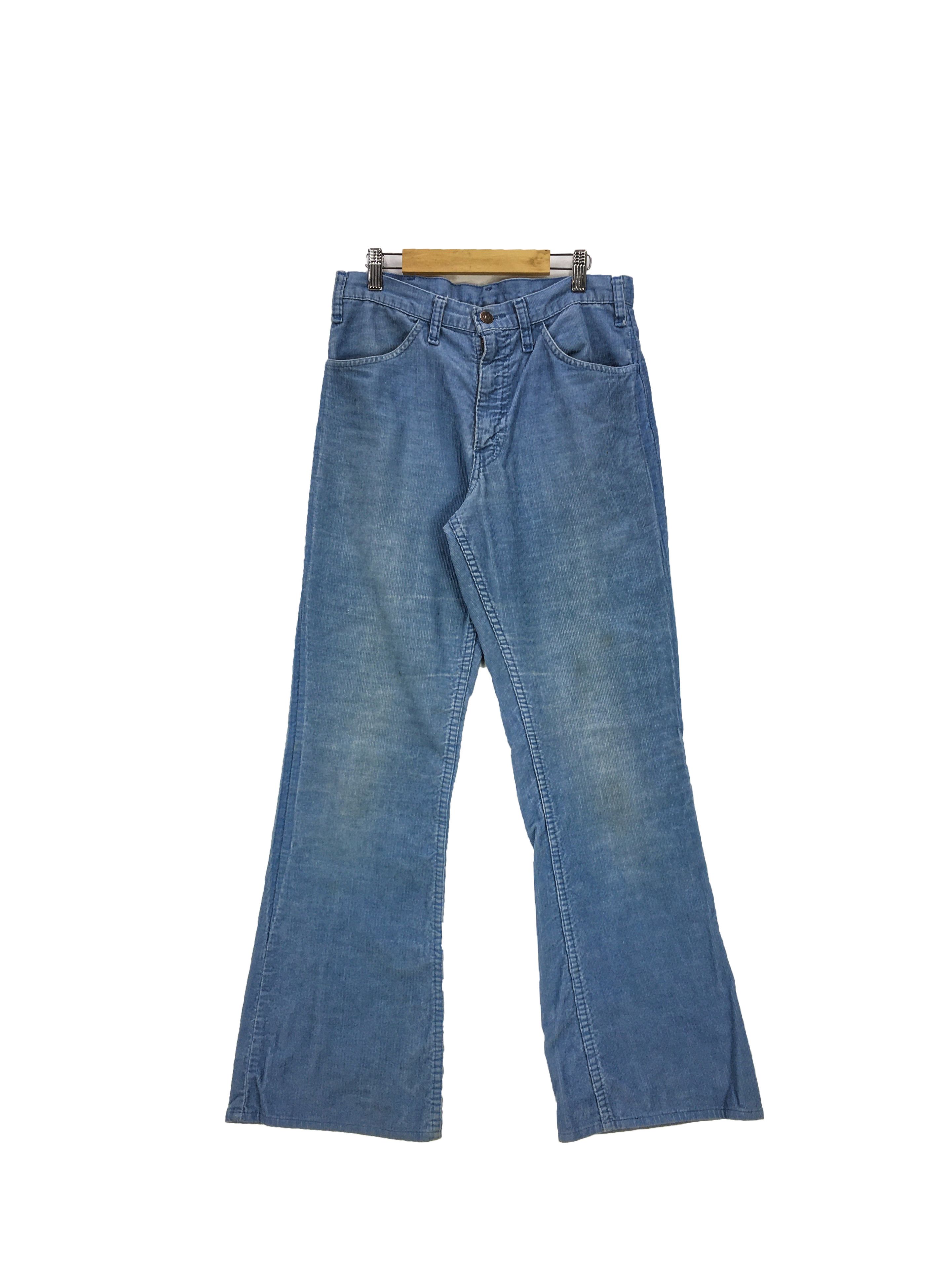 Levi's 70s Levis Corduroy Bootcut Jeans Levis Flare Wide Leg Denim Size 28" / US 6 / IT 42 - 1 Thumbnail