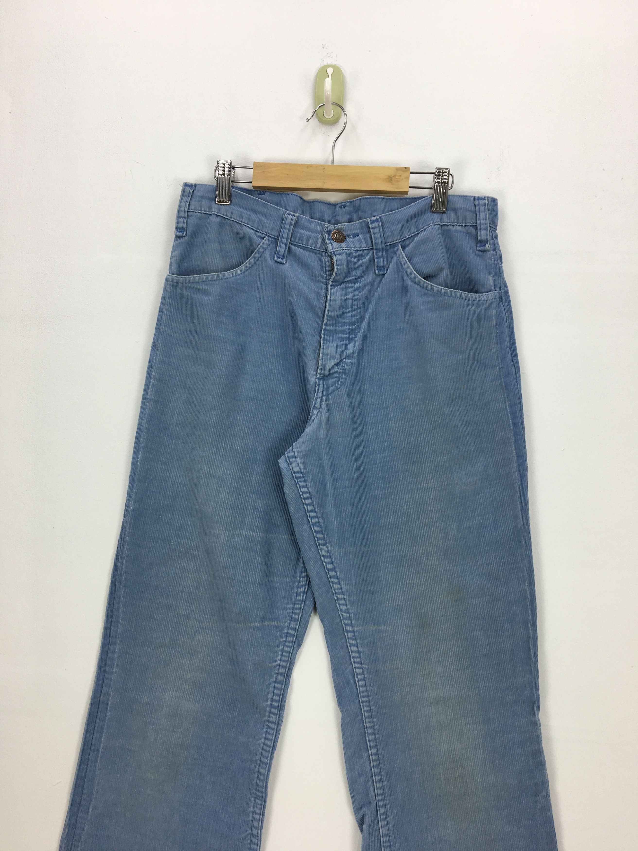 Levi's 70s Levis Corduroy Bootcut Jeans Levis Flare Wide Leg Denim Size 28" / US 6 / IT 42 - 3 Thumbnail