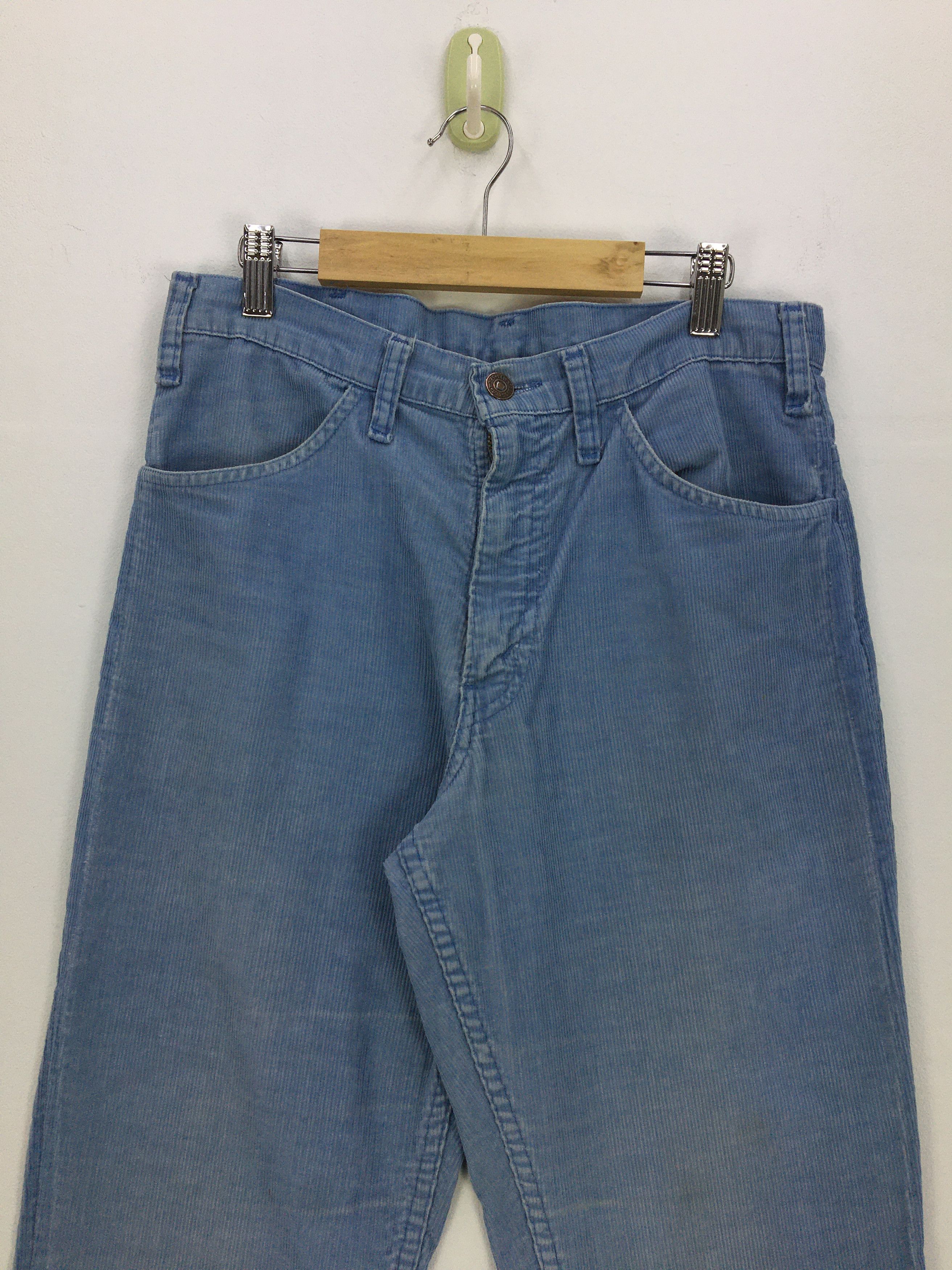 Levi's 70s Levis Corduroy Bootcut Jeans Levis Flare Wide Leg Denim Size 28" / US 6 / IT 42 - 4 Thumbnail