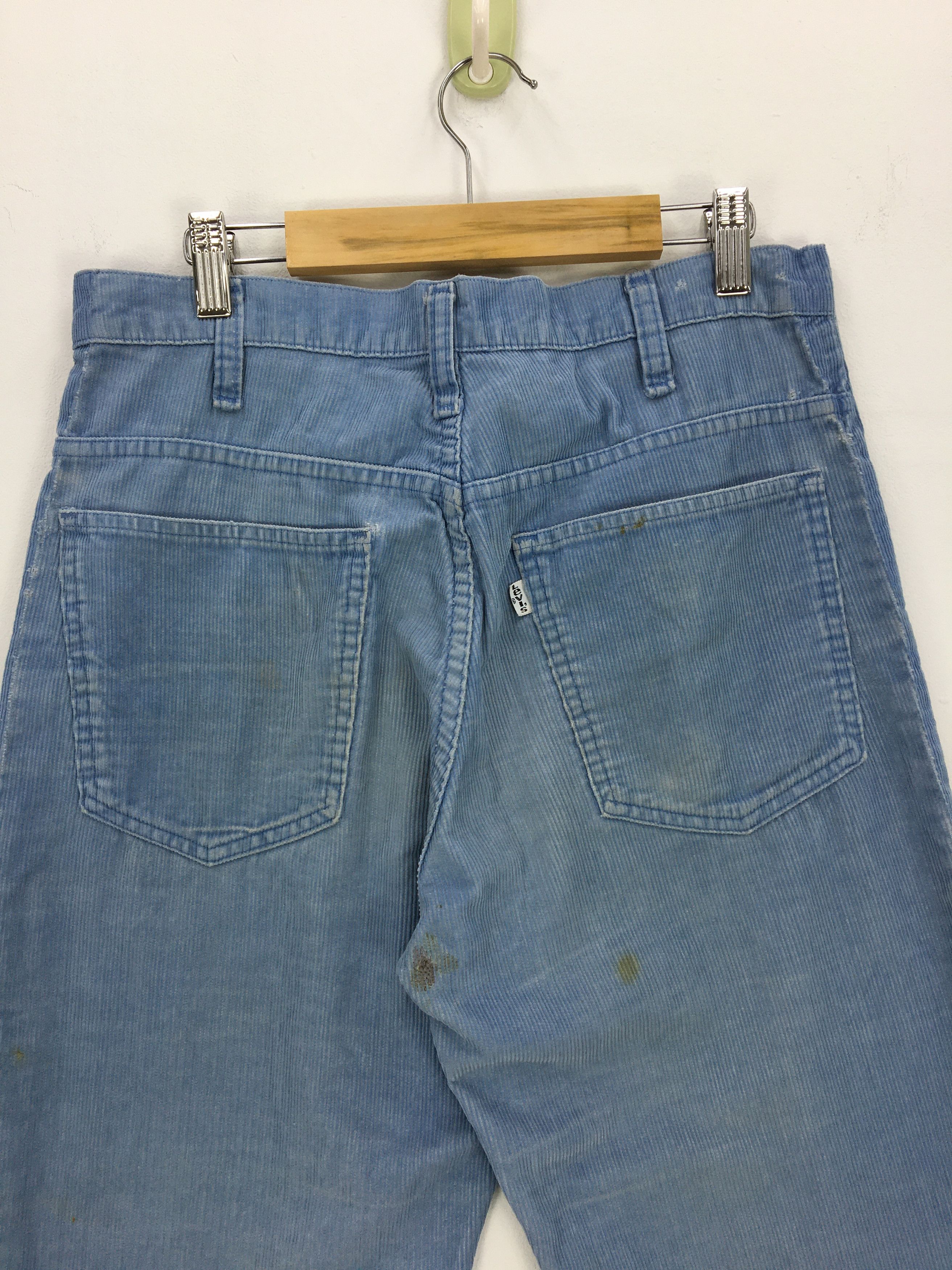 Levi's 70s Levis Corduroy Bootcut Jeans Levis Flare Wide Leg Denim Size 28" / US 6 / IT 42 - 7 Thumbnail