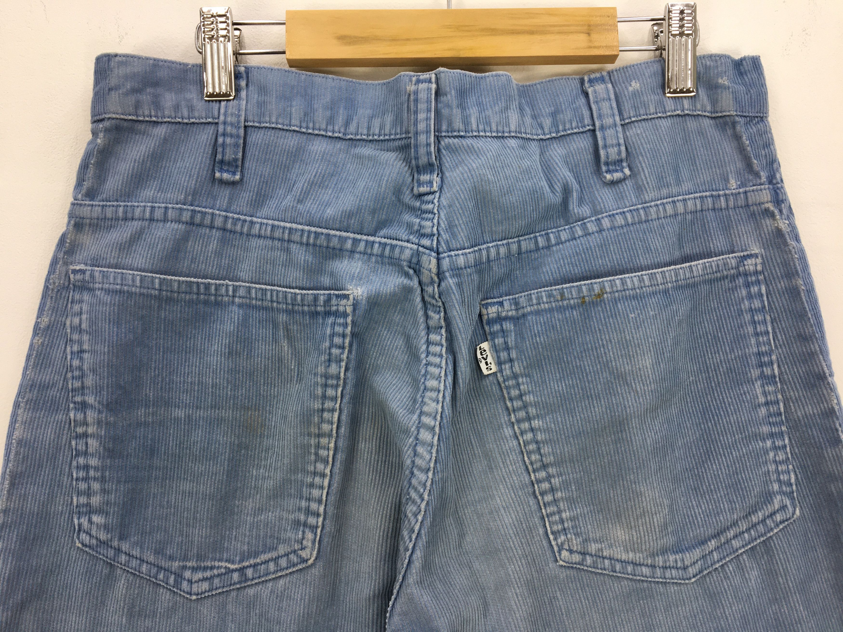 Levi's 70s Levis Corduroy Bootcut Jeans Levis Flare Wide Leg Denim Size 28" / US 6 / IT 42 - 8 Thumbnail