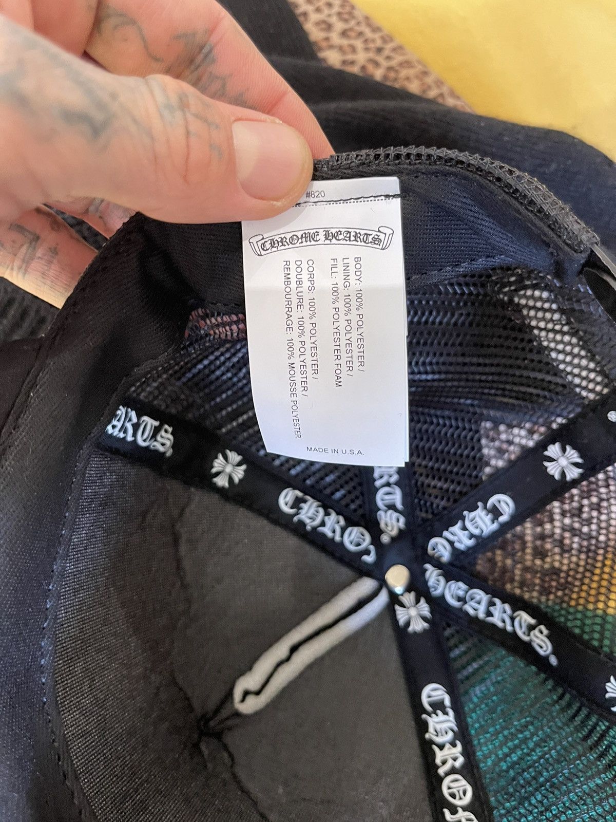 Chrome Hearts Chrome Hearts NEW 2023 SnapBack Hat 4GSELLER Size ONE SIZE - 7 Thumbnail