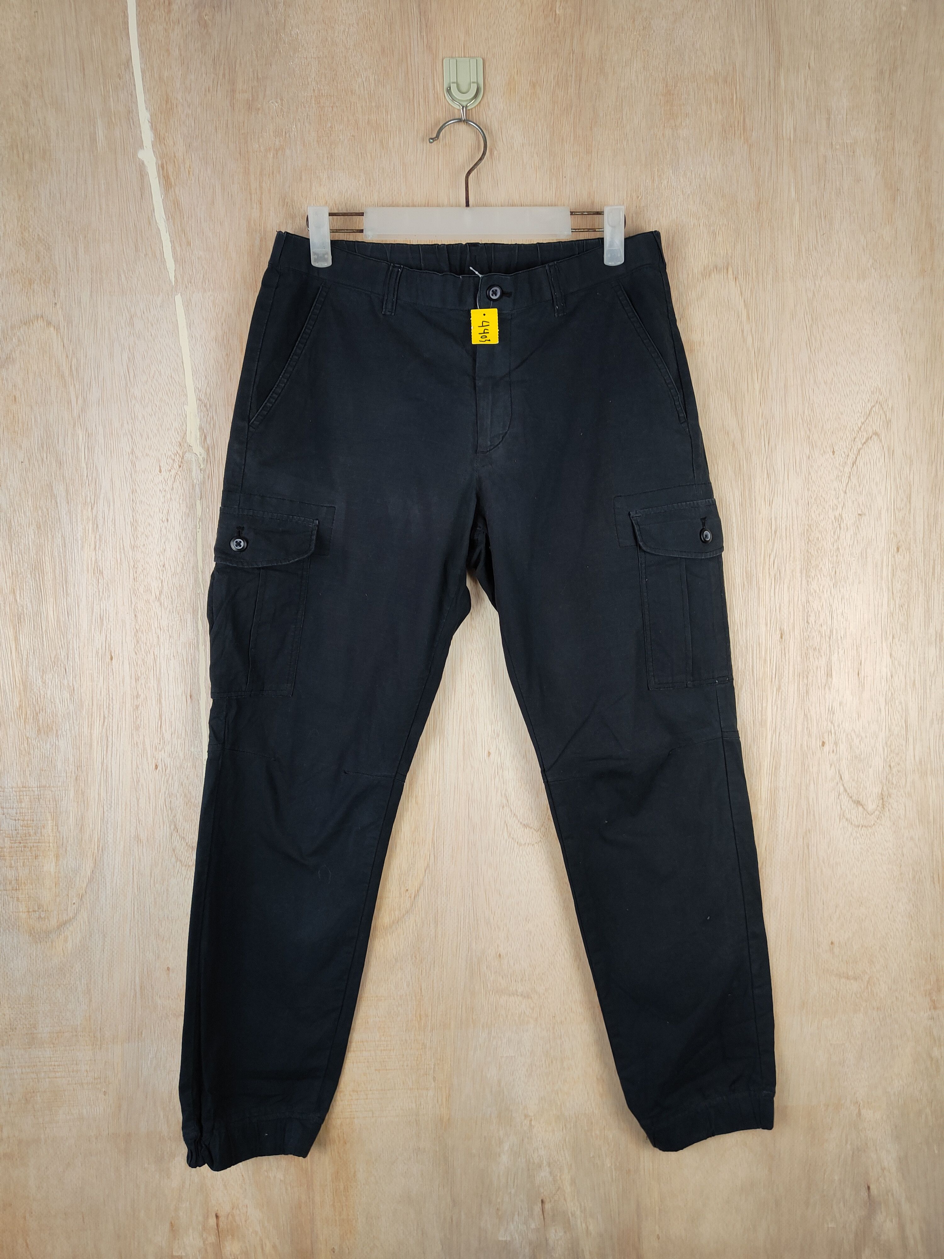 Japanese Brand × Uniqlo Uniqlo Blue multipocket jogger Black Pant #4403 Size US 30 / EU 46 - 1 Thumbnail