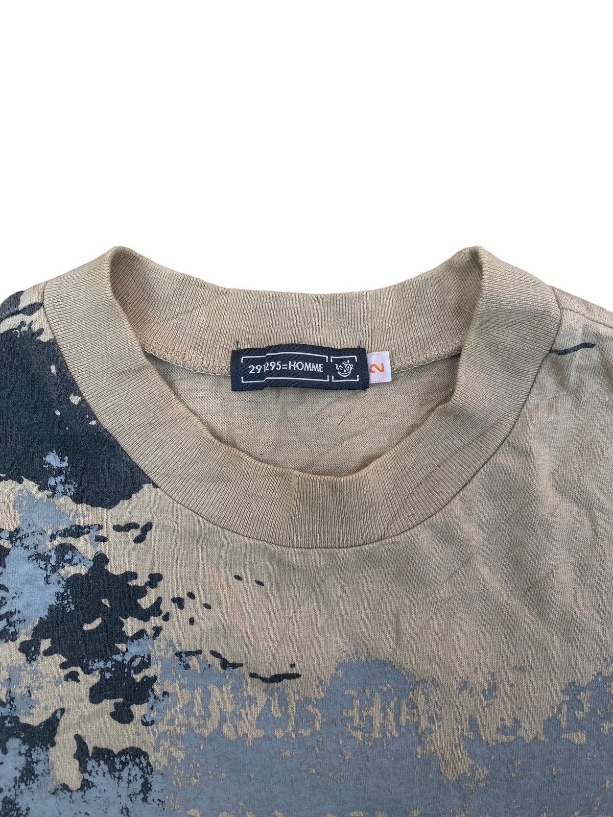 20471120 Archive 291295 Homme Overprinted Shirt. #A10 Size US M / EU 48-50 / 2 - 2 Thumbnail