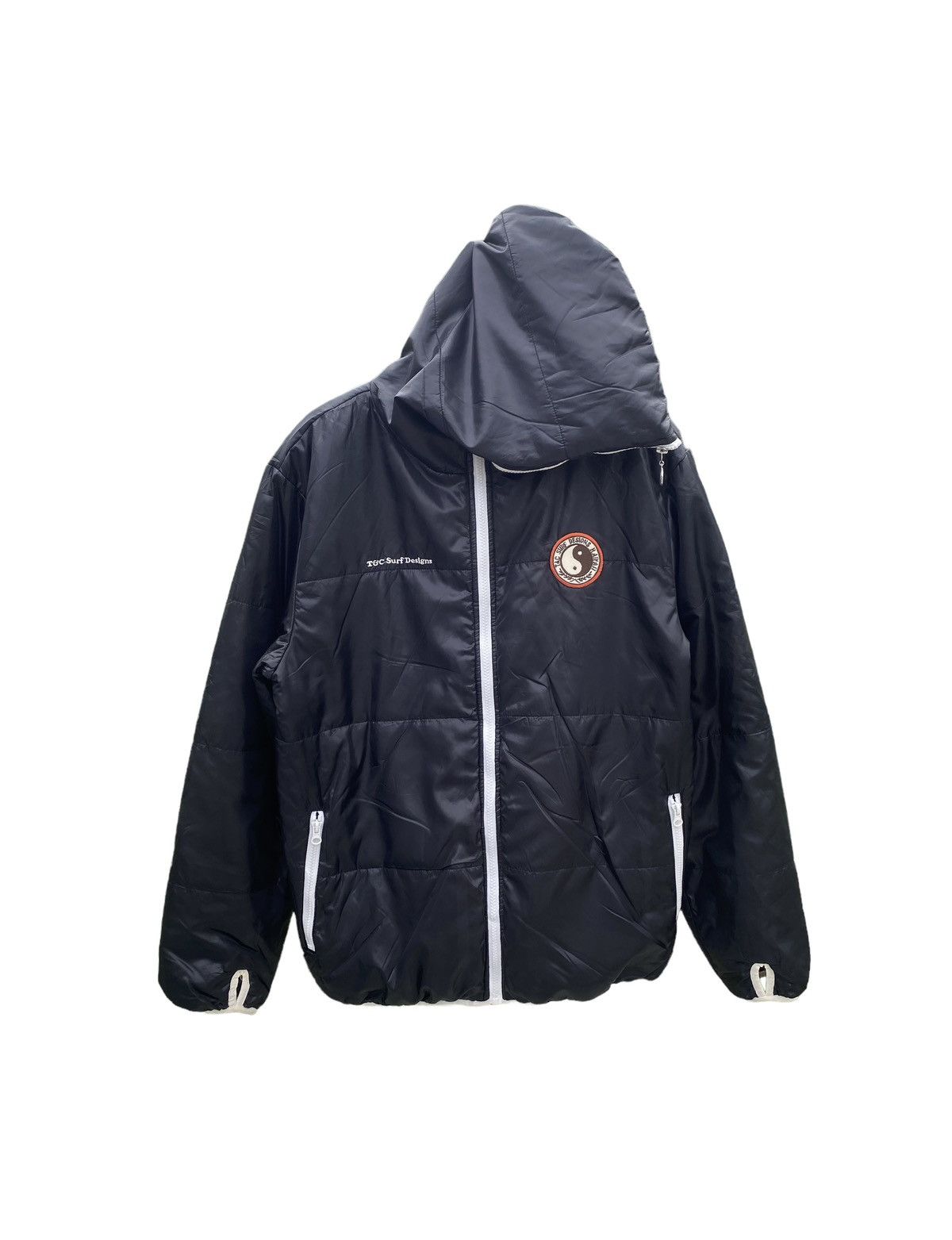 Japanese Brand ⚡️Rare⚡️ Vintage T&C Surf Design Puffer Jacket Size US XL / EU 56 / 4 - 1 Thumbnail