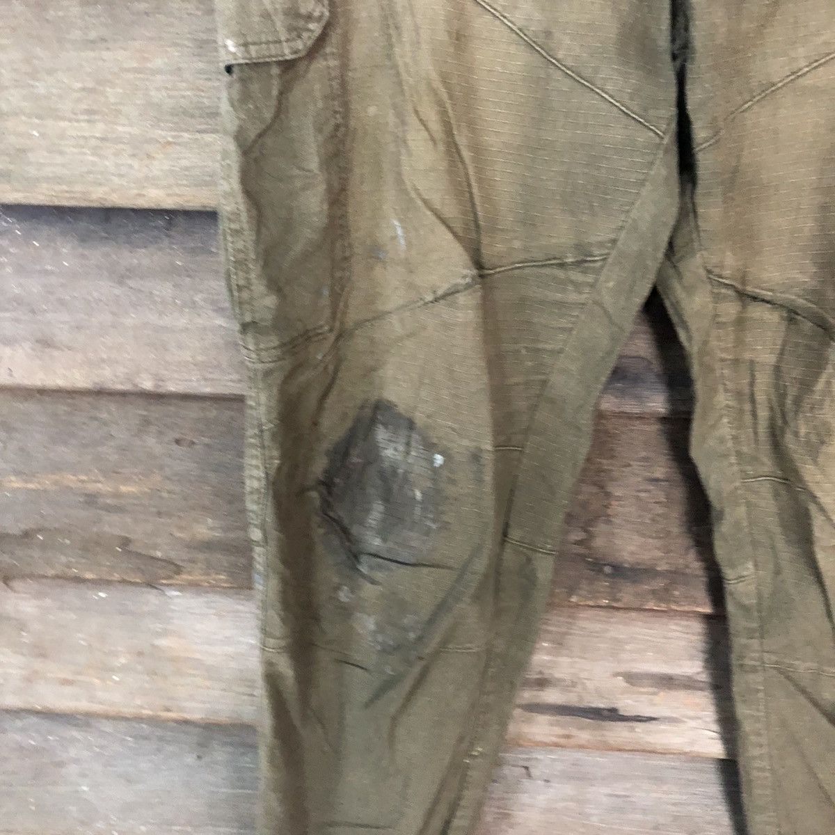 Japanese Brand Tora Dark Brown faded utility jogger Cargo Pants #6883 Size US 32 / EU 48 - 10 Thumbnail
