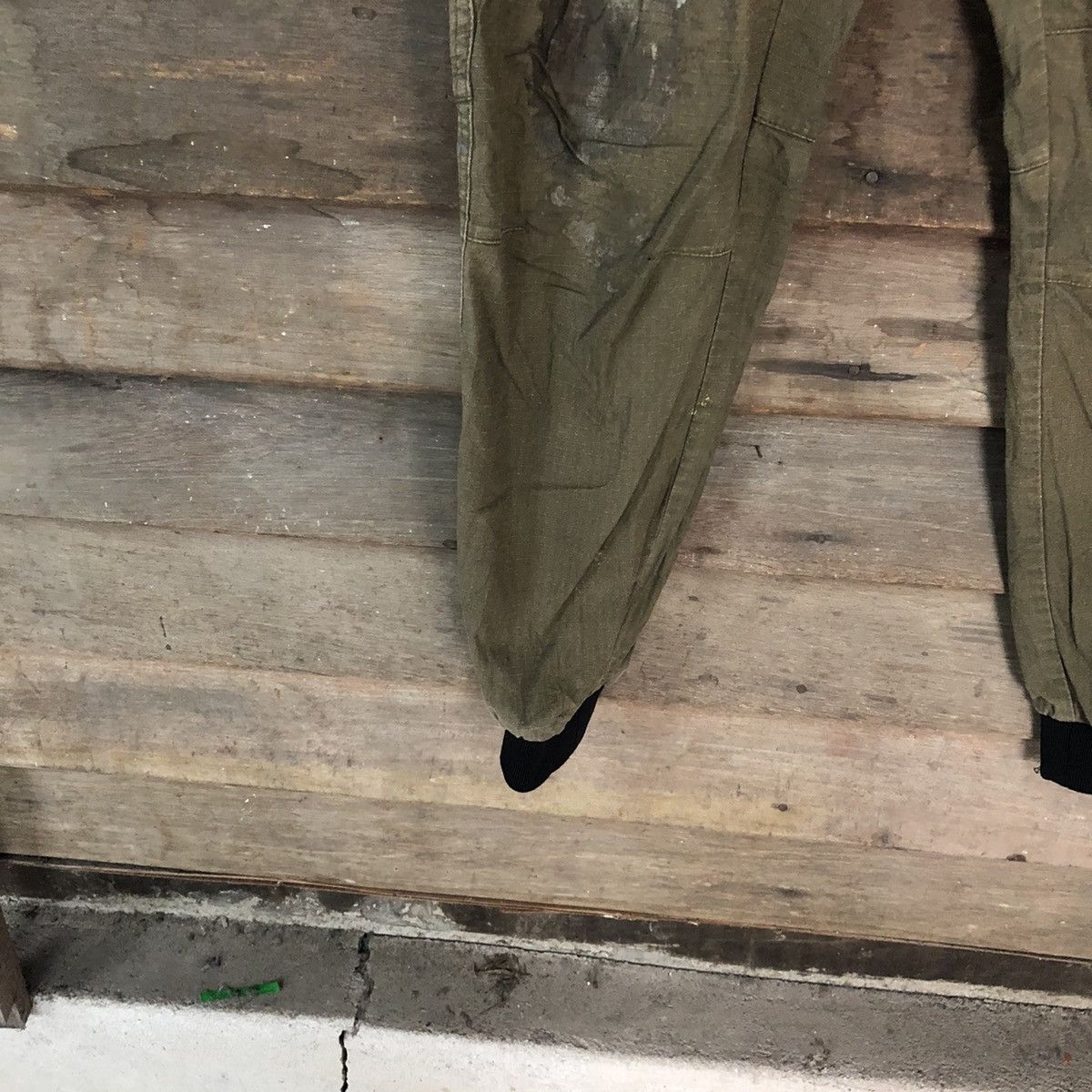 Japanese Brand Tora Dark Brown faded utility jogger Cargo Pants #6883 Size US 32 / EU 48 - 8 Thumbnail