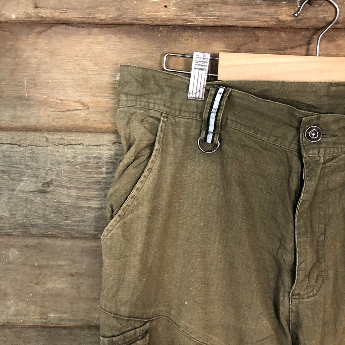 Japanese Brand Tora Dark Brown faded utility jogger Cargo Pants #6883 Size US 32 / EU 48 - 4 Thumbnail