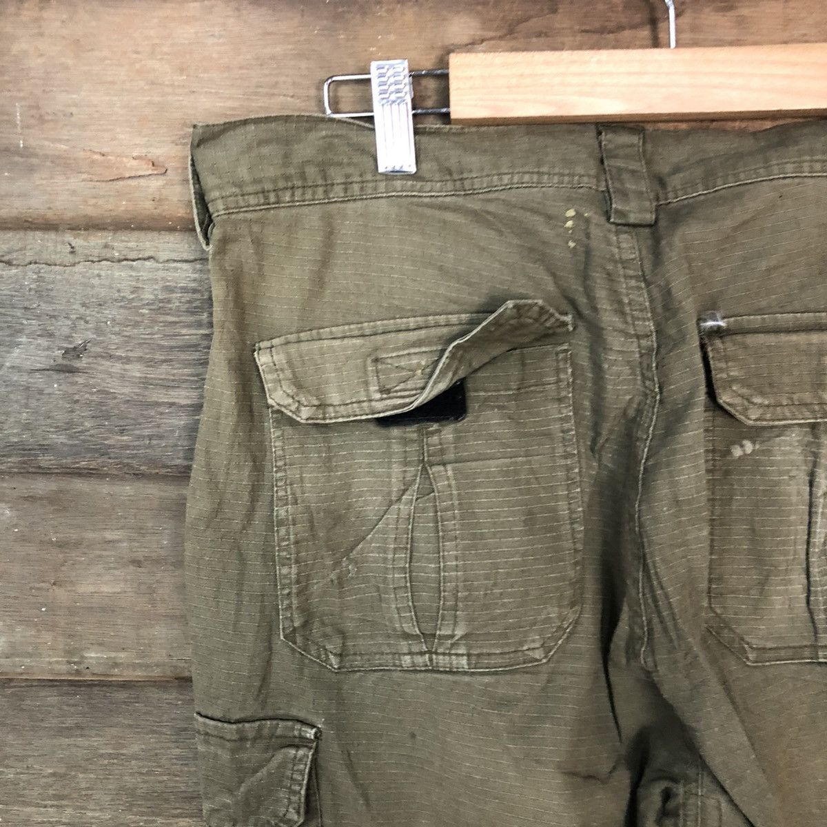 Japanese Brand Tora Dark Brown faded utility jogger Cargo Pants #6883 Size US 32 / EU 48 - 15 Thumbnail