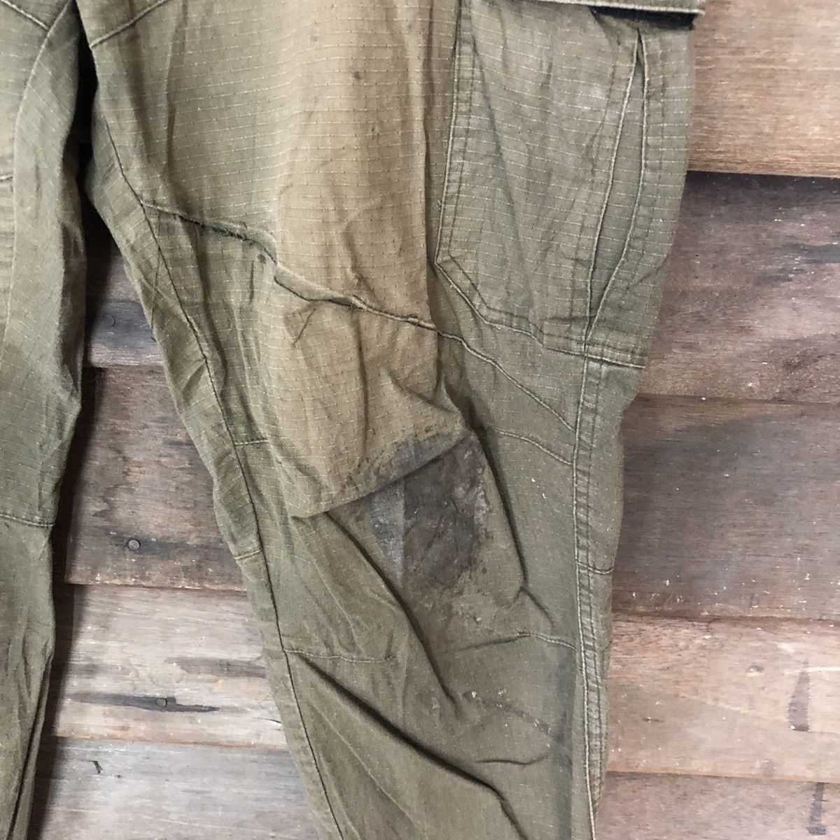 Japanese Brand Tora Dark Brown faded utility jogger Cargo Pants #6883 Size US 32 / EU 48 - 11 Thumbnail
