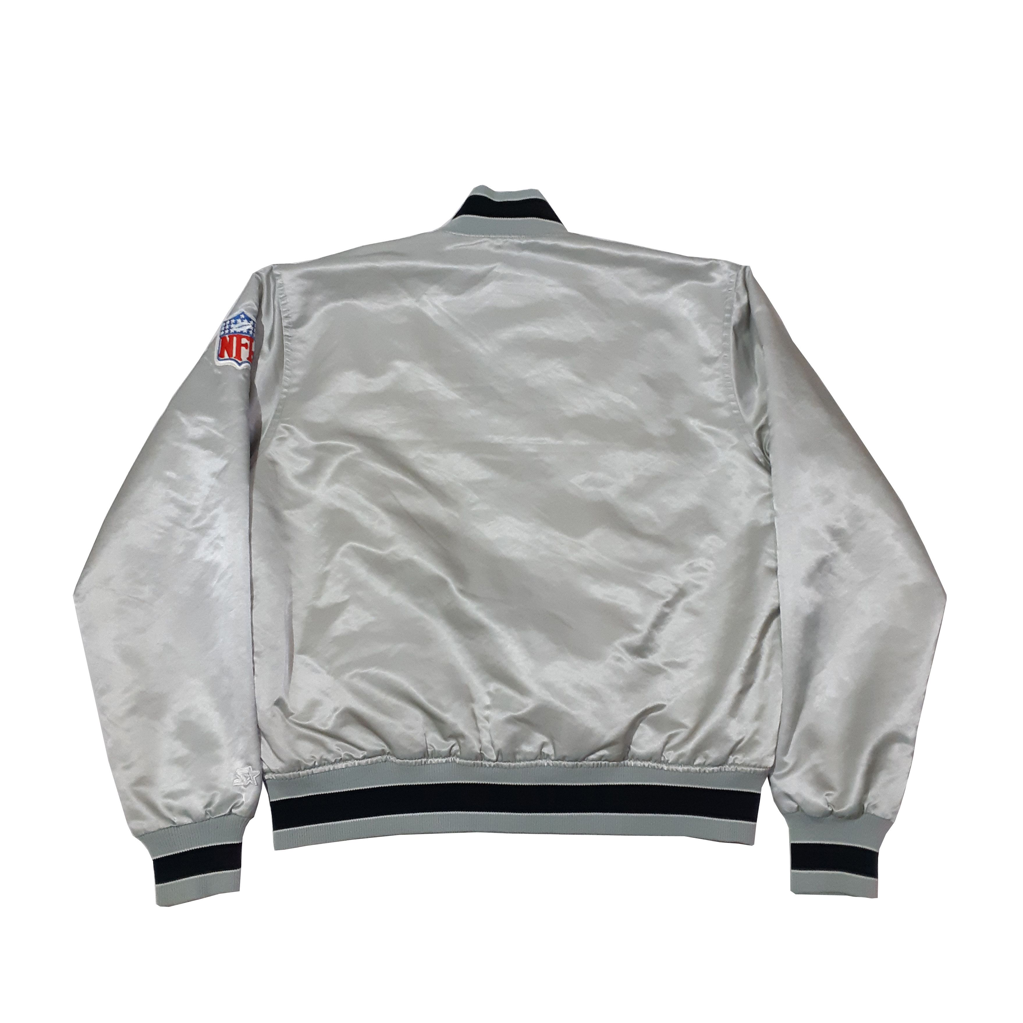 NFL × Starter × Vintage Vintage 80s Raiders NFL Starter Varsity Jacket Rare Size US L / EU 52-54 / 3 - 5 Thumbnail