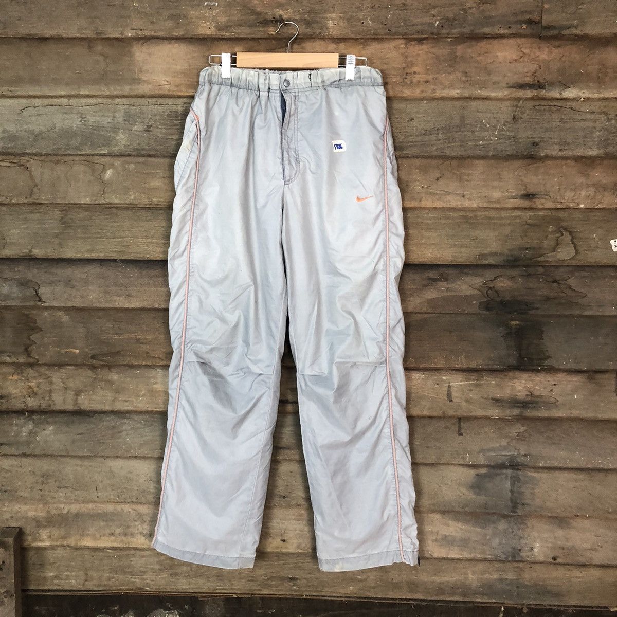 Nike Nike Grey sportwear hiking track Pants #5885 Size US 30 / EU 46 - 1 Thumbnail